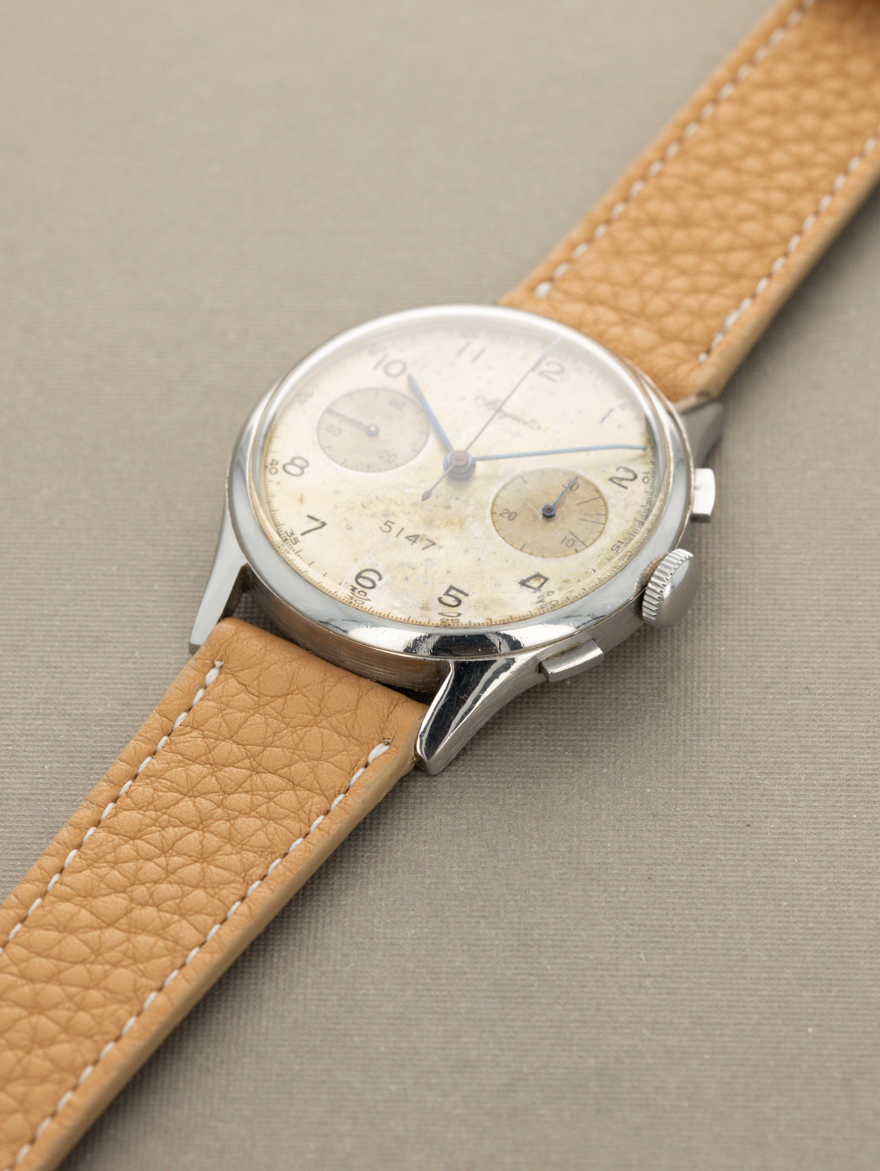 Breguet Two-Register Chronograph - Silver Patina Dial
