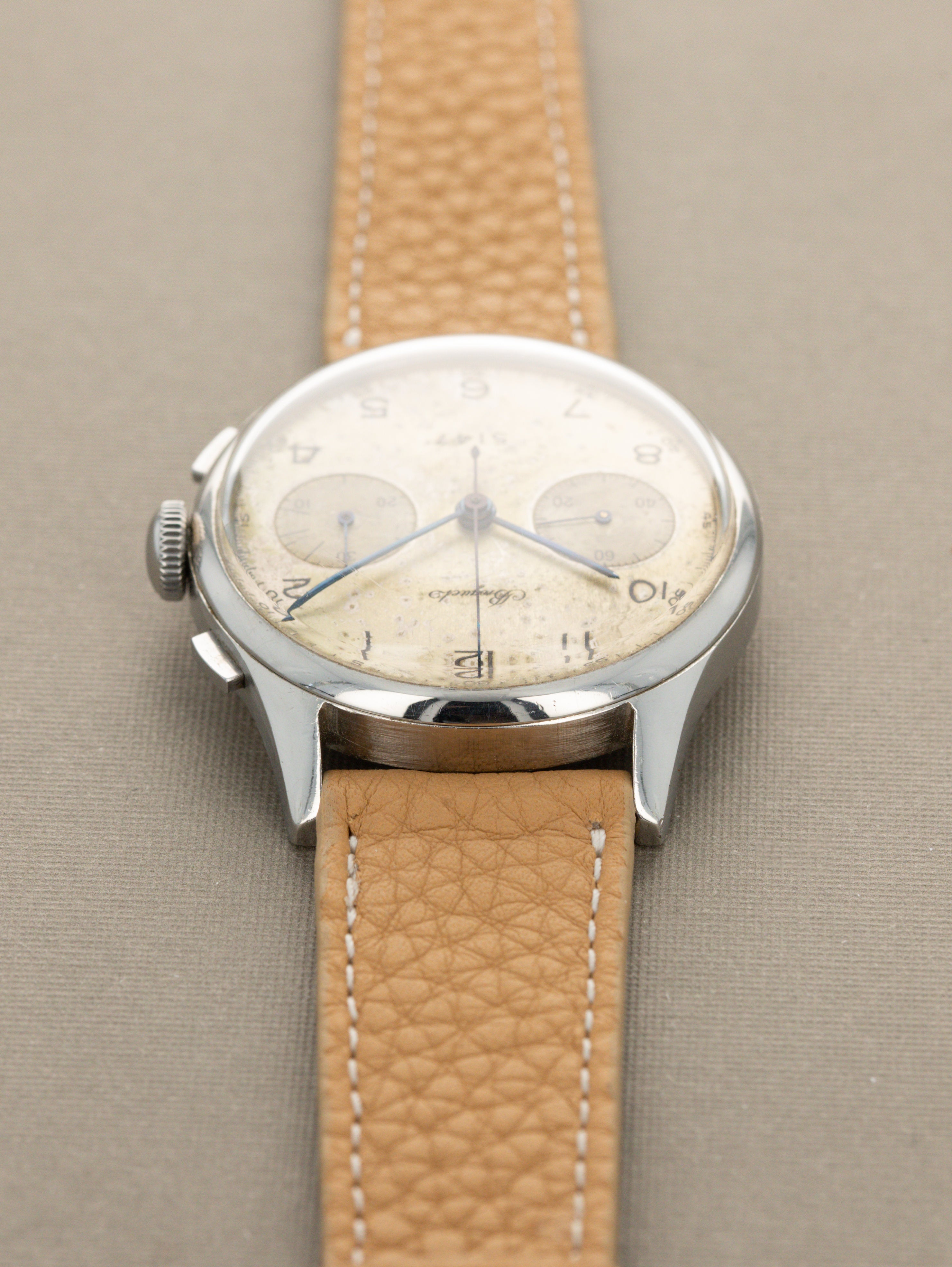 Breguet Two-Register Chronograph - Silver Patina Dial