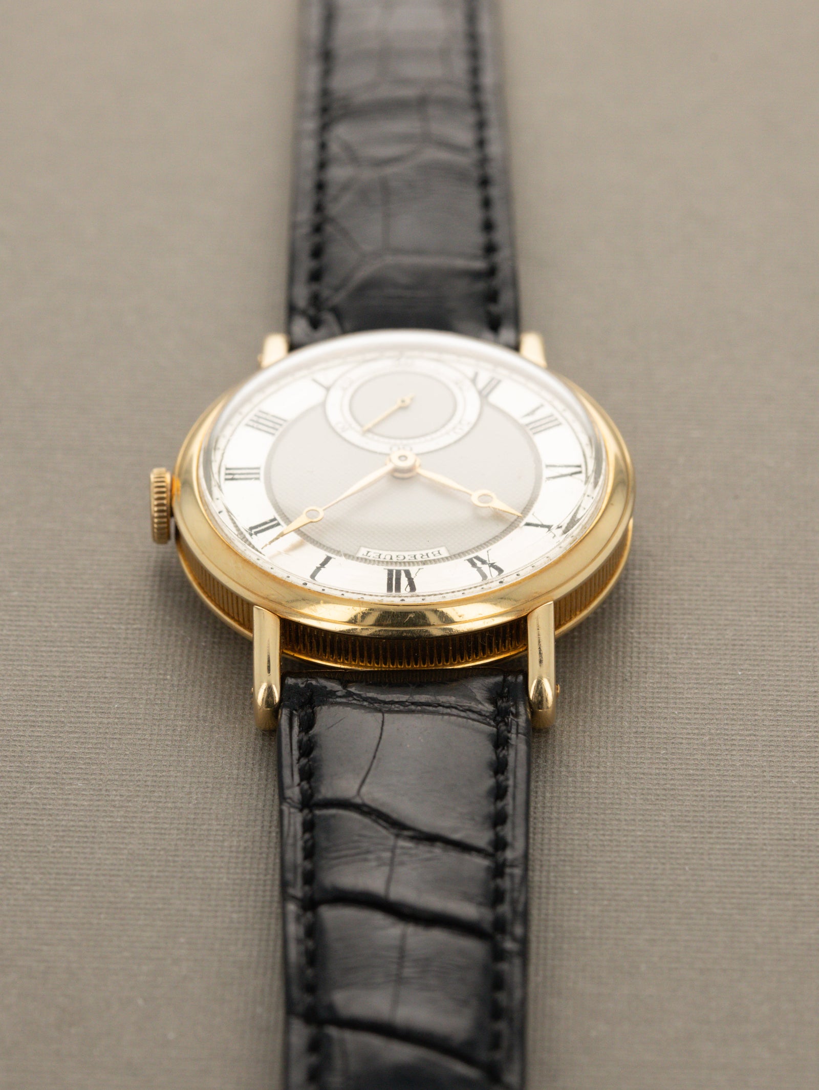 Breguet Empire - Silver 'Guilloché' Dial & Peseux 260 Movement w/ Extract