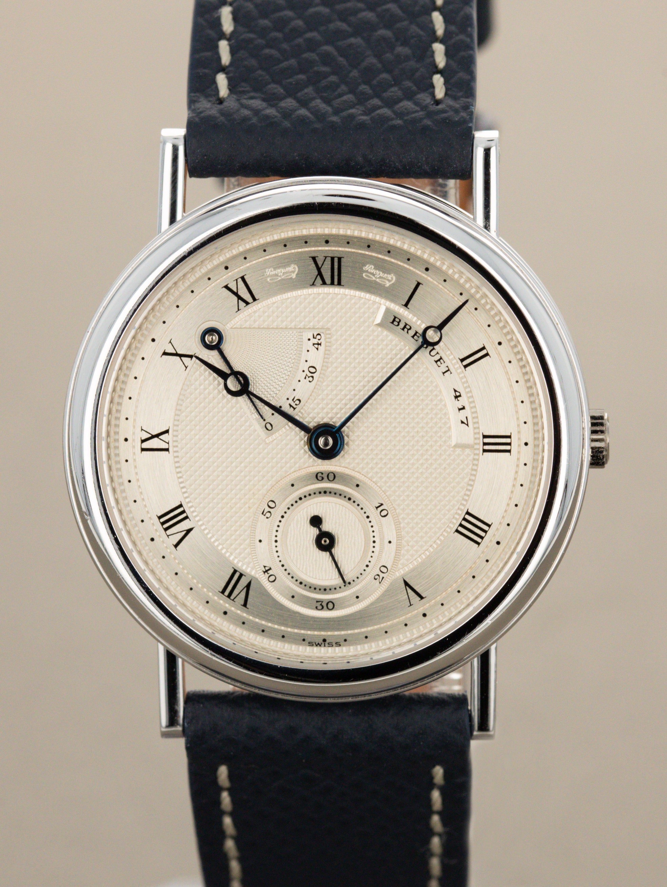 Breguet Classique Ref. 3360BB - Silver 'Guilloché' Dial Unpolished