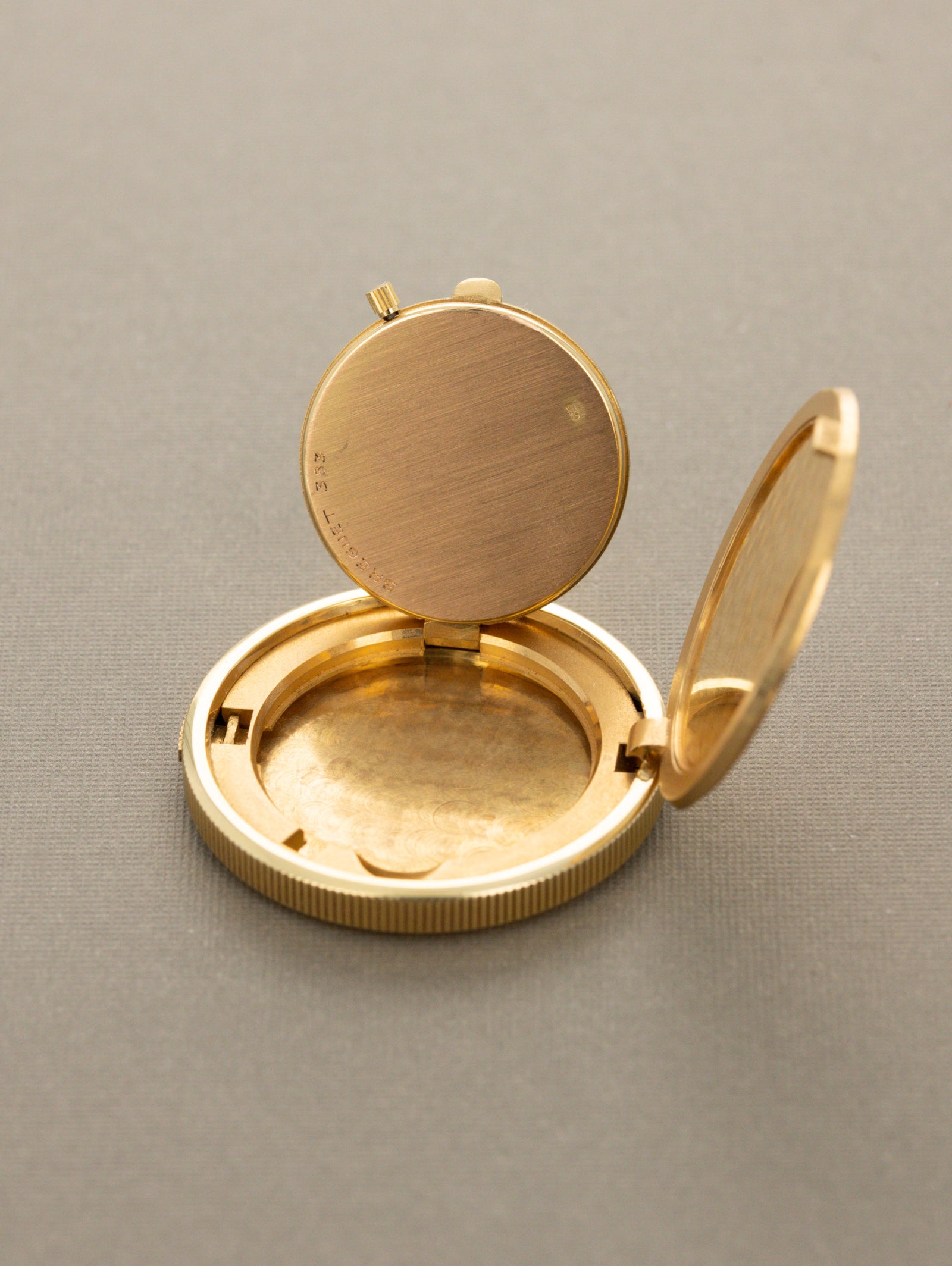 Breguet Yellow Gold 'Coin' Watch - Sunburst Champagne Dial