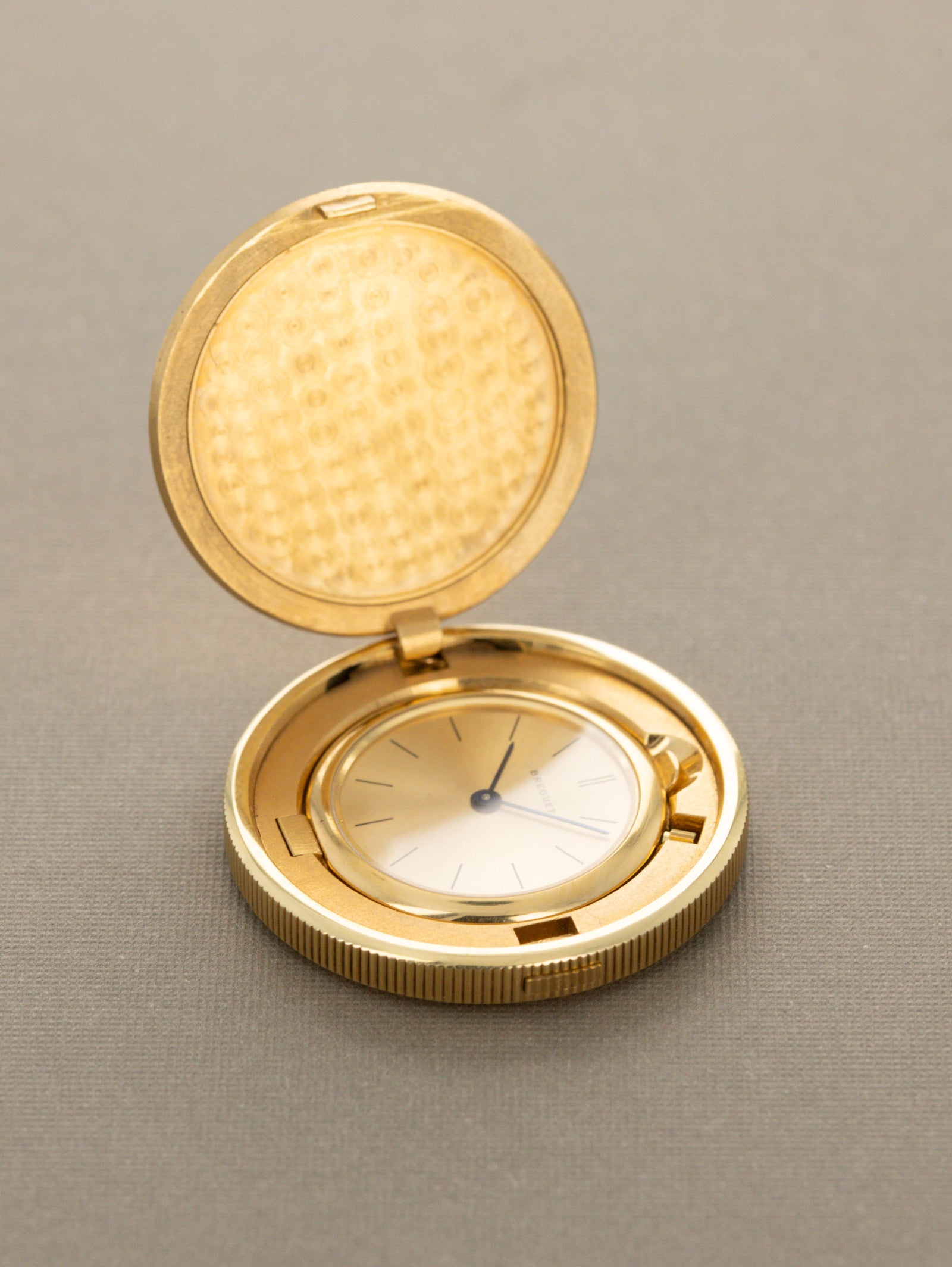 Breguet Yellow Gold 'Coin' Watch - Sunburst Champagne Dial