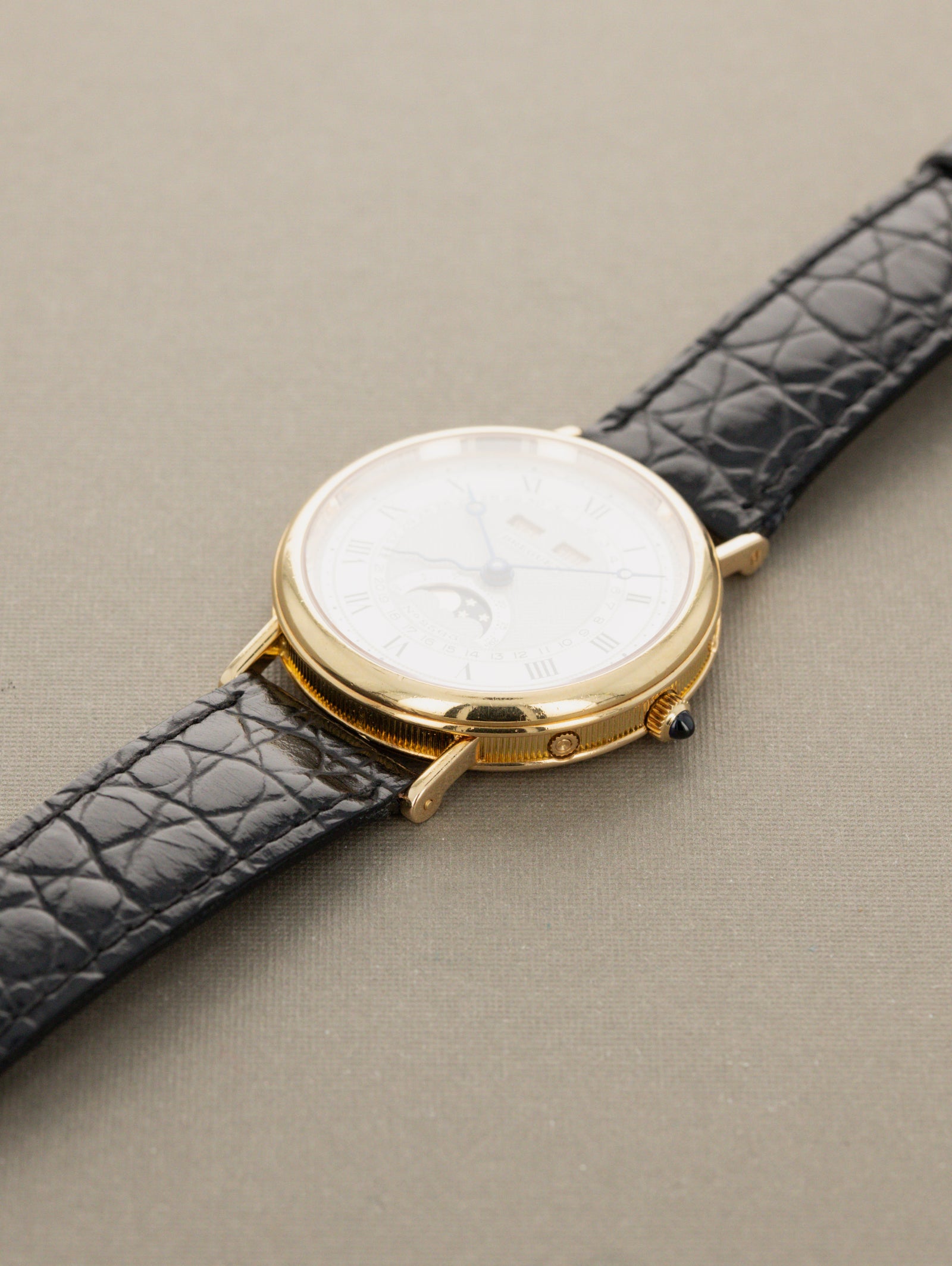 Breguet Classique Triple Calendar Moonphase Ref. 3040BA - Silver 'Guilloché' Dial Unpolished