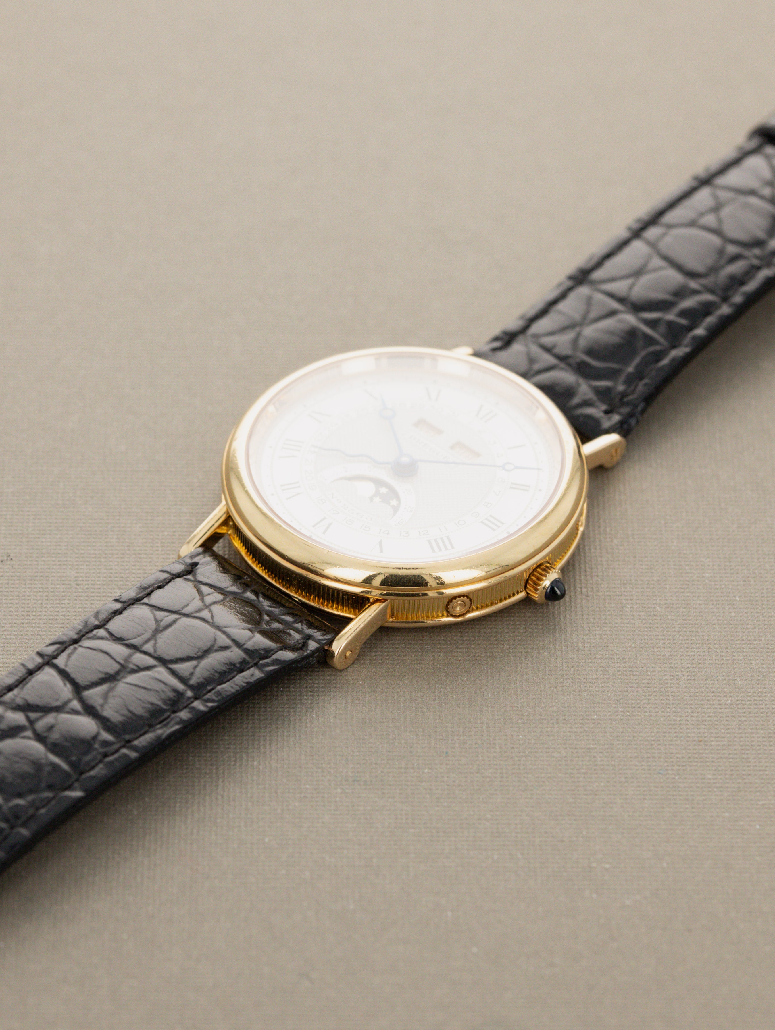 Breguet Classique Triple Calendar Moonphase Ref. 3040BA - Silver 'Guilloché' Dial Unpolished