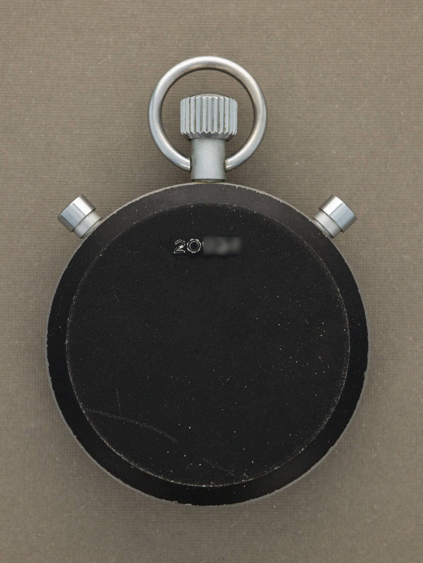 Breguet Split-Seconds Stopwatch c. 1970 w/ Period Leather Lanyard