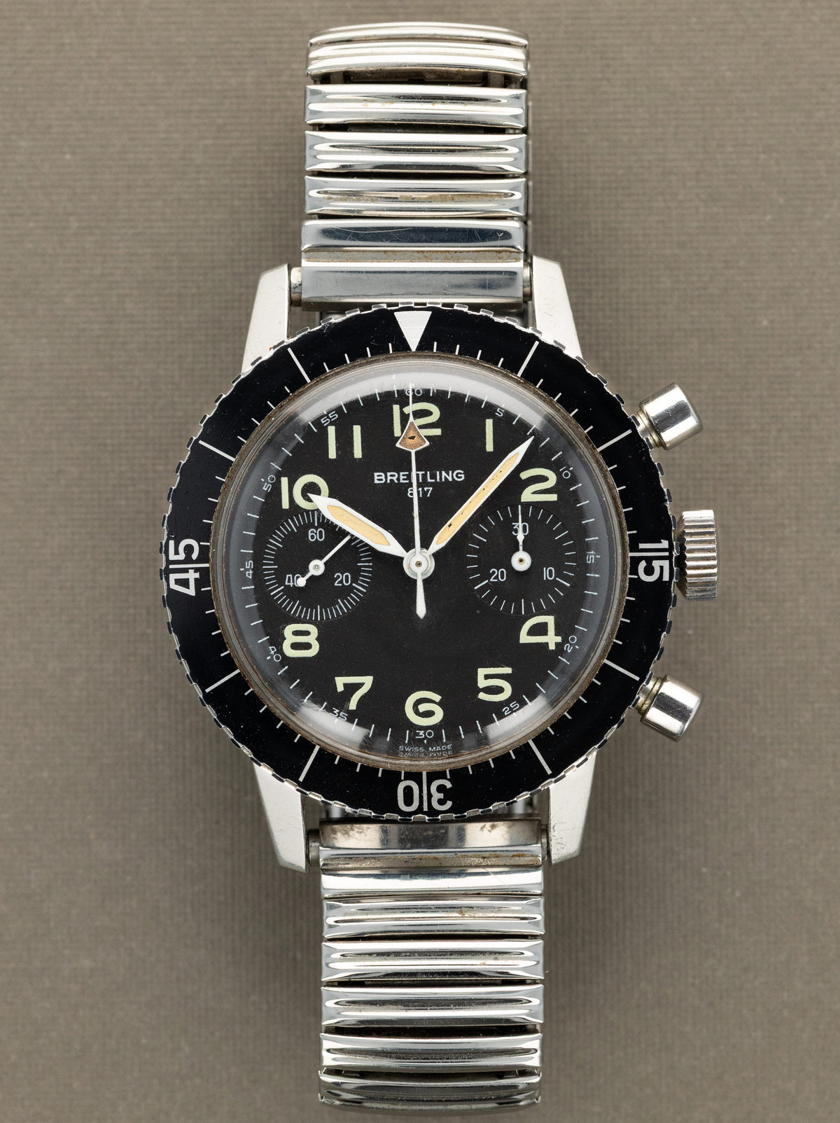 Breitling Pilot's Chronorgaph Ref. 817 - Italian Army Issued Unpolished