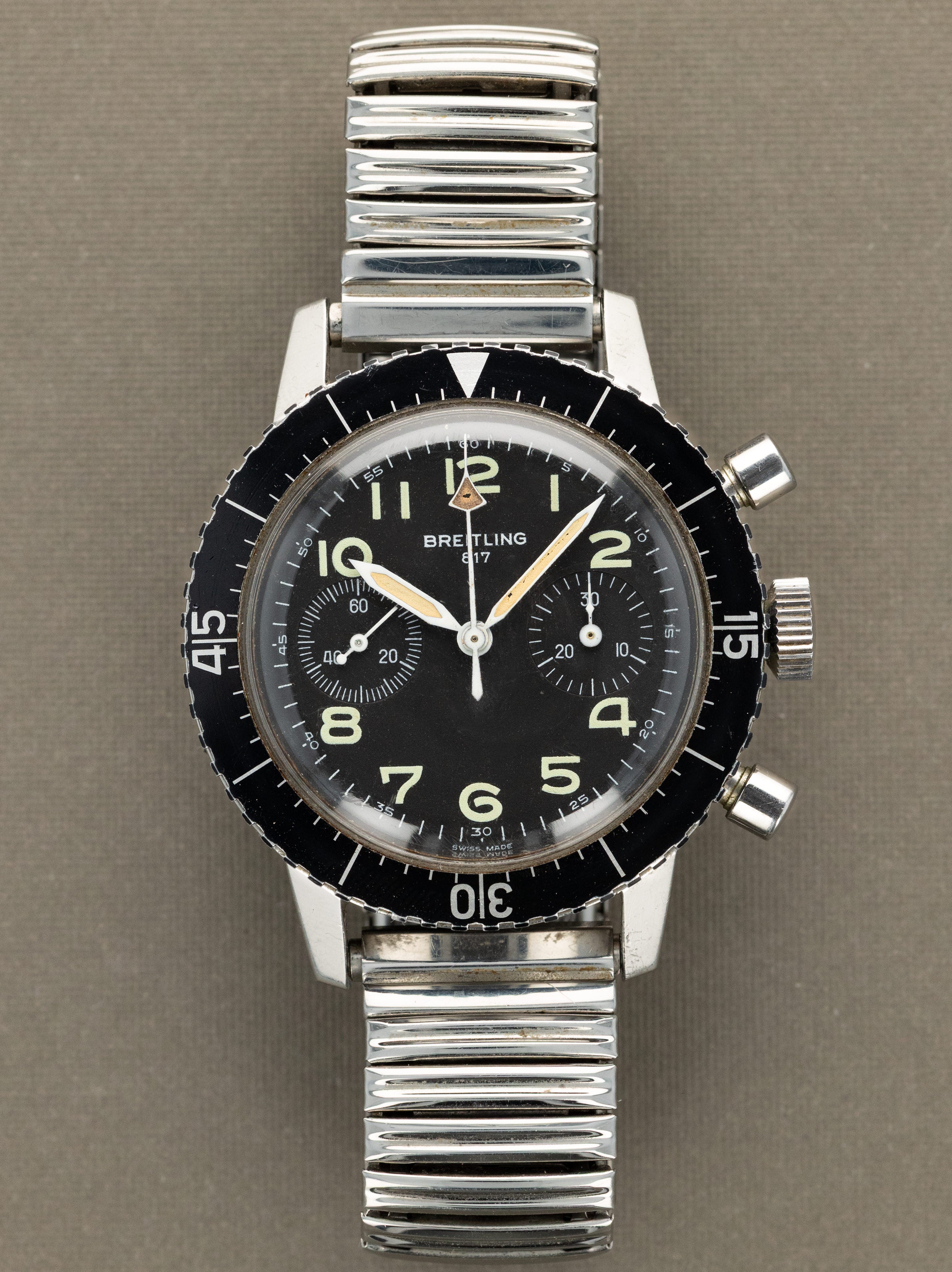 Breitling Pilot's Chronorgaph Ref. 817 - Italian Army Issued Unpolished