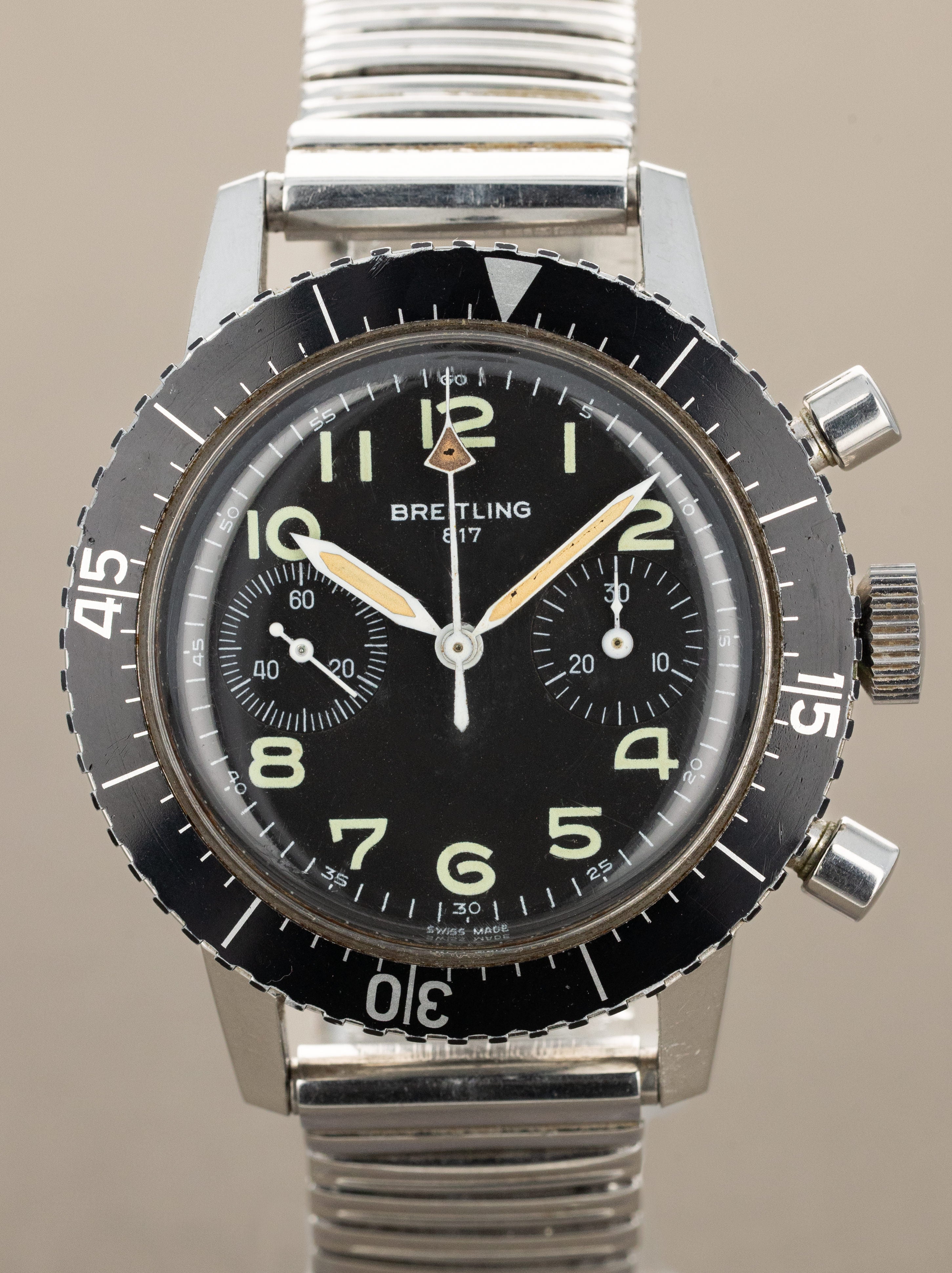 Breitling Pilot's Chronorgaph Ref. 817 - Italian Army Issued Unpolished