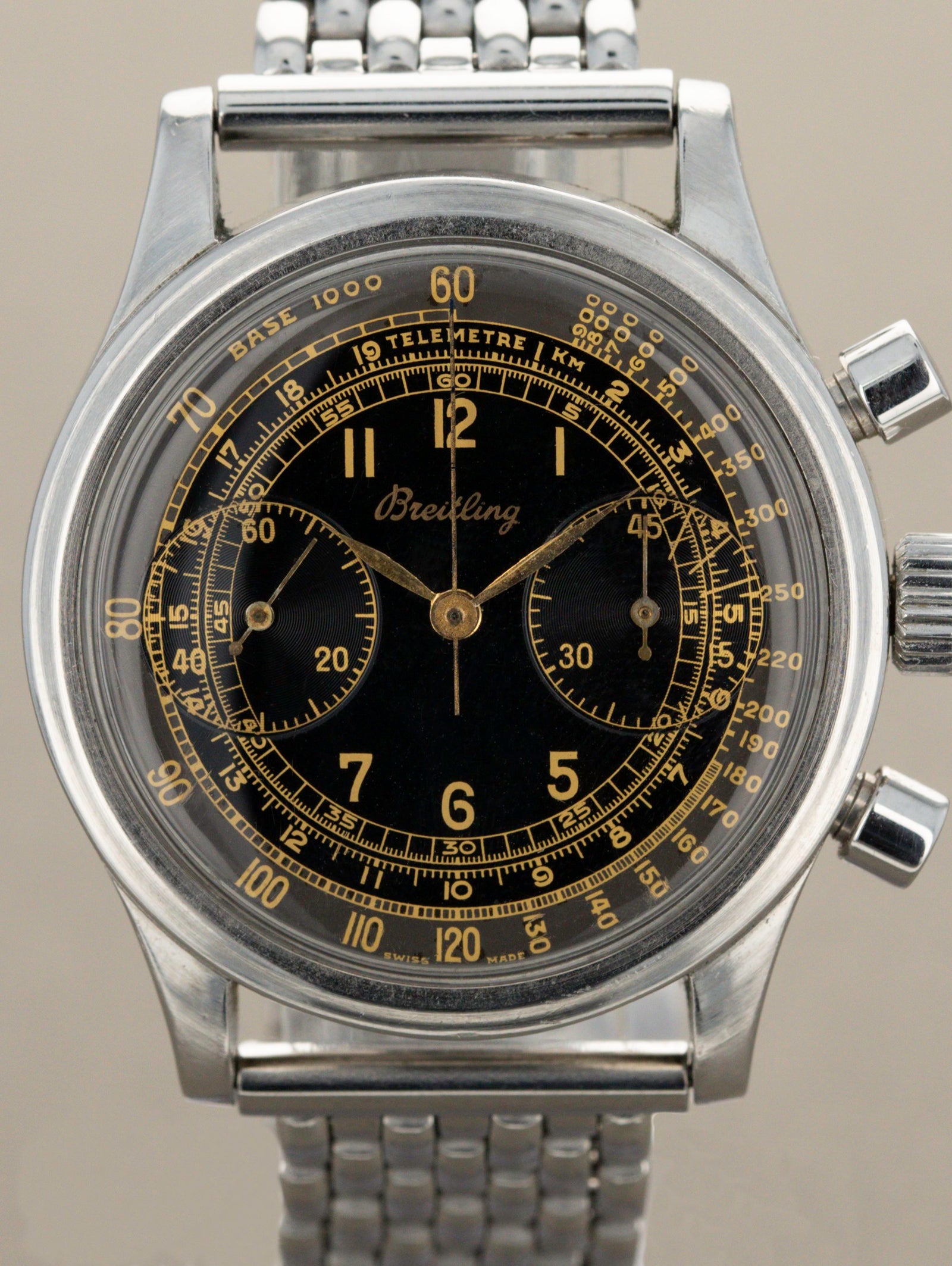Breitling 'Clamshell' Case Chronograph - 'Gilt'