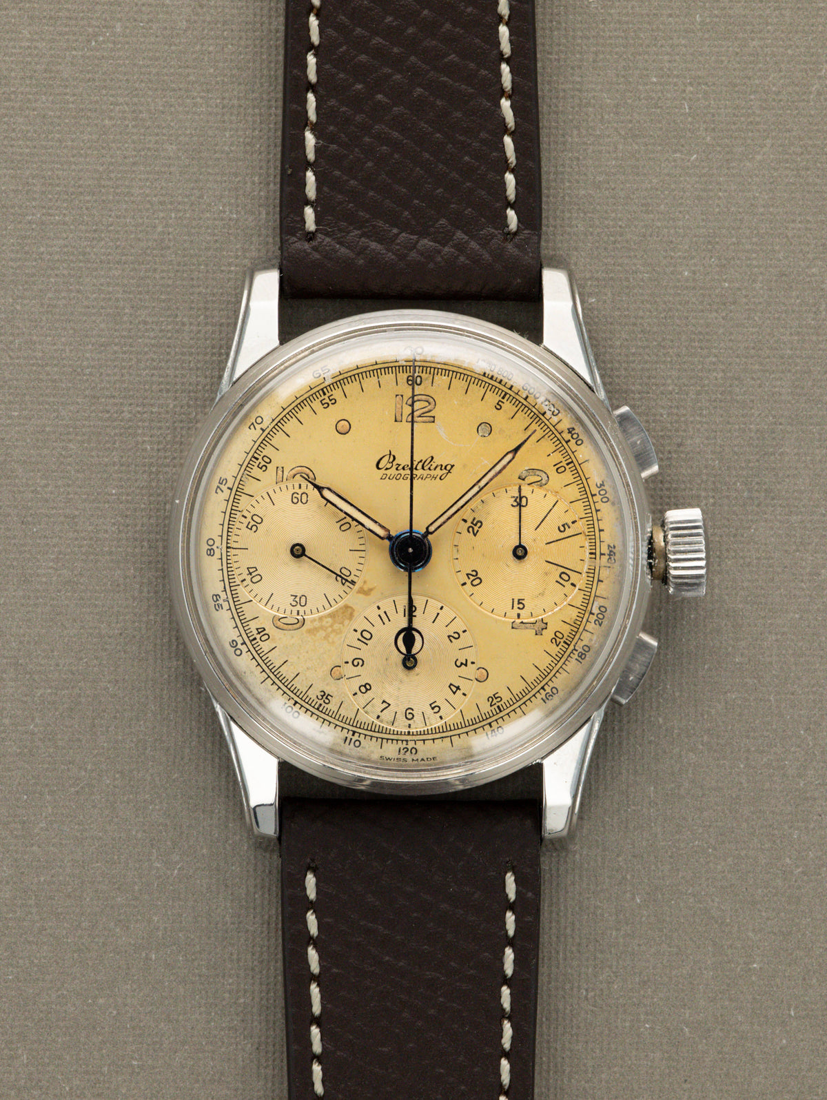 Breitling Duograph Ref. 766 'Rattrapante' - Silver Patina Dial