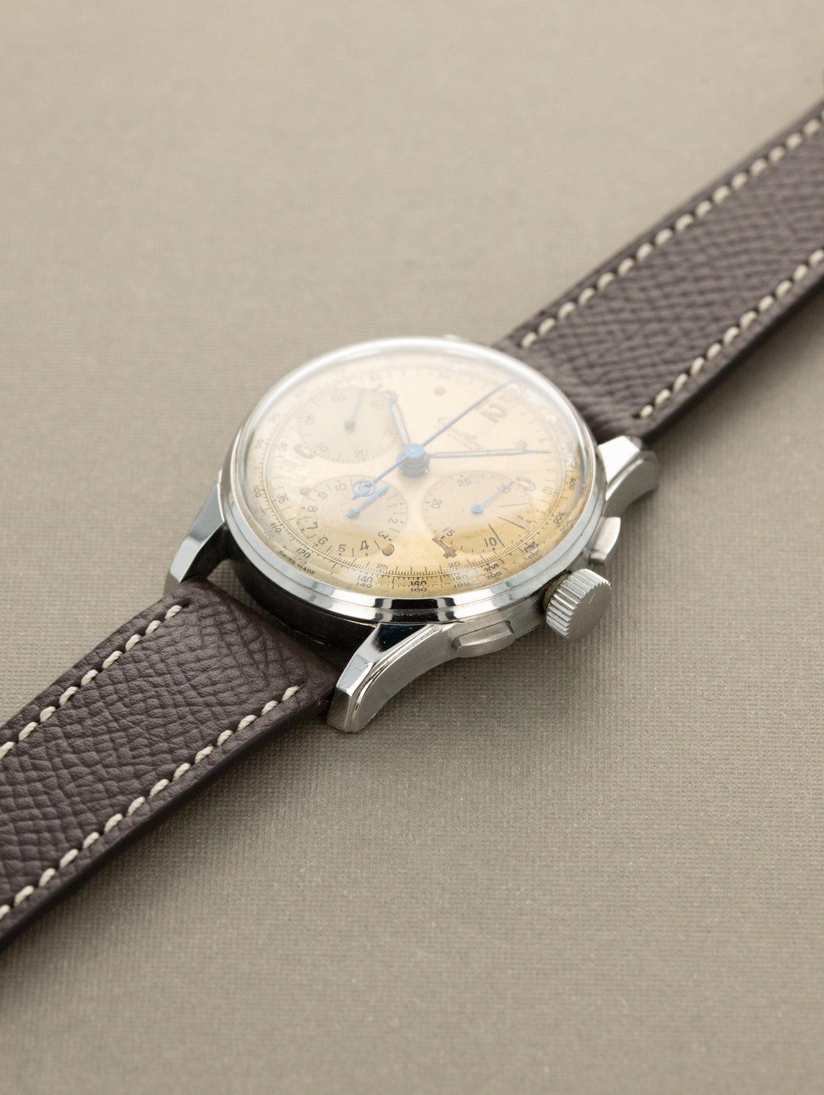 Breitling Duograph Ref. 766 'Rattrapante' - Silver Patina Dial