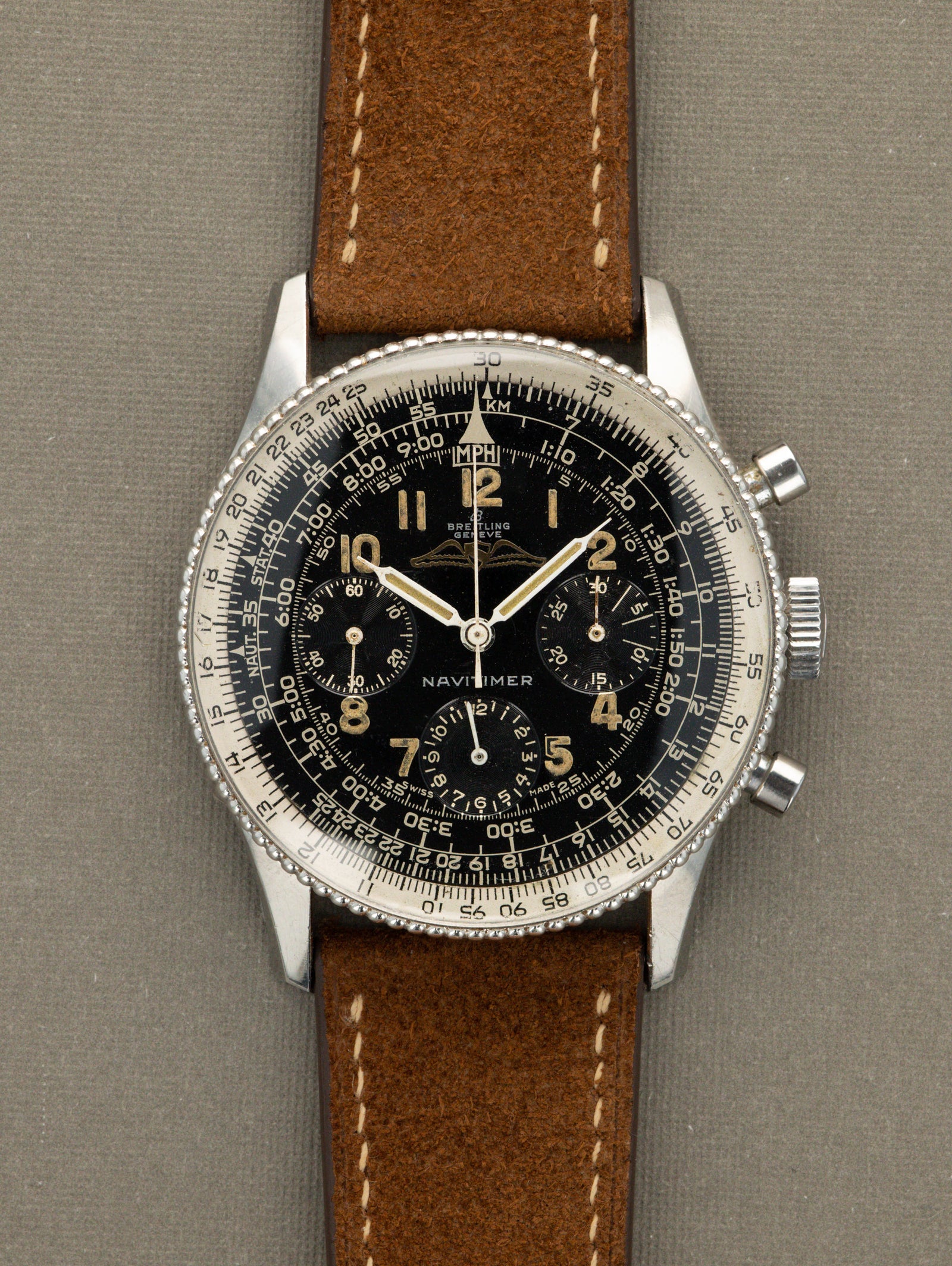 Breitling Navitimer Ref. 806 - Gloss Black 'AOPA' Dial Unpolished