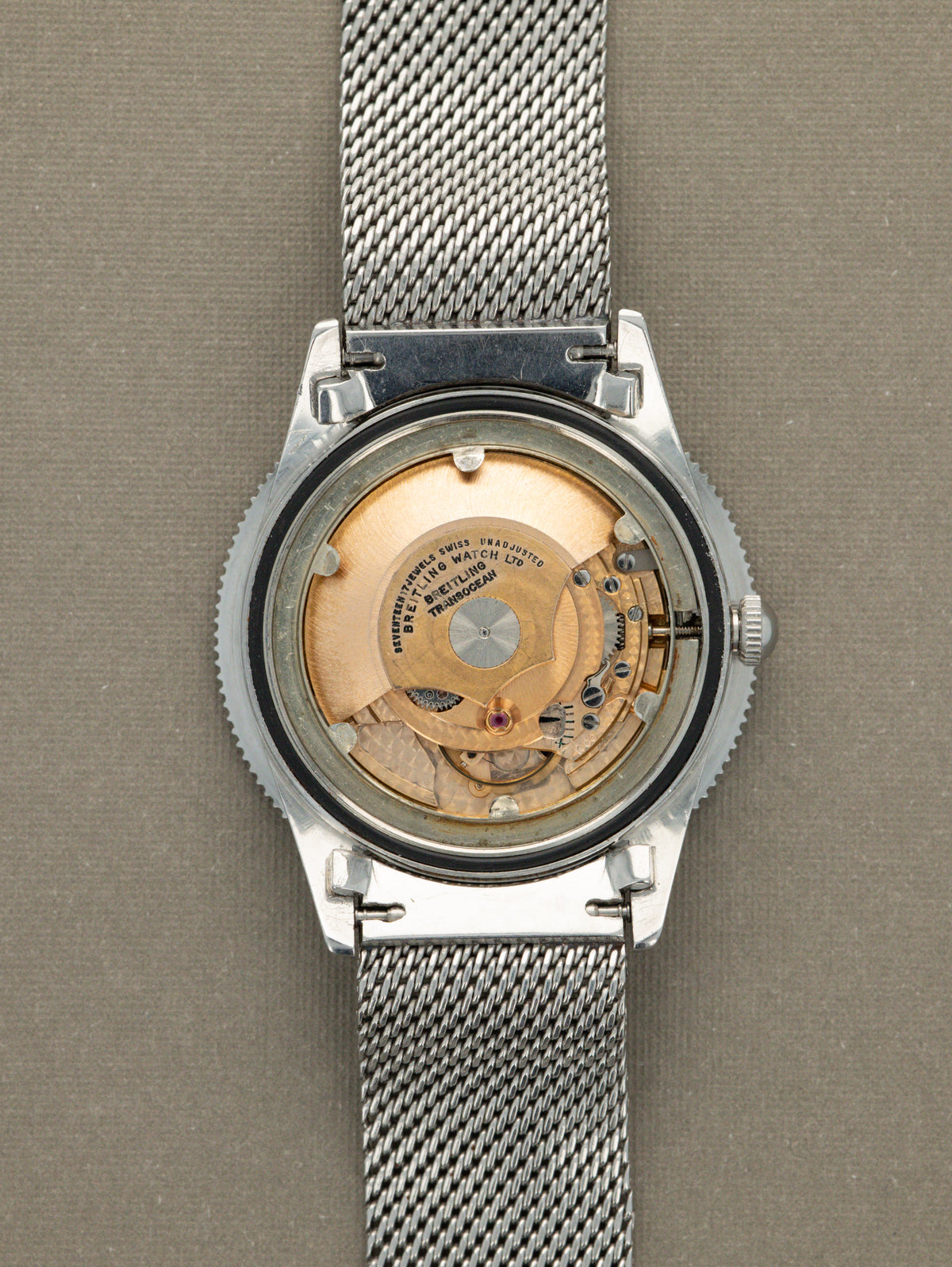 Breitling SuperOcean Ref. 1004 - Gloss Black Patina Dial Unpolished