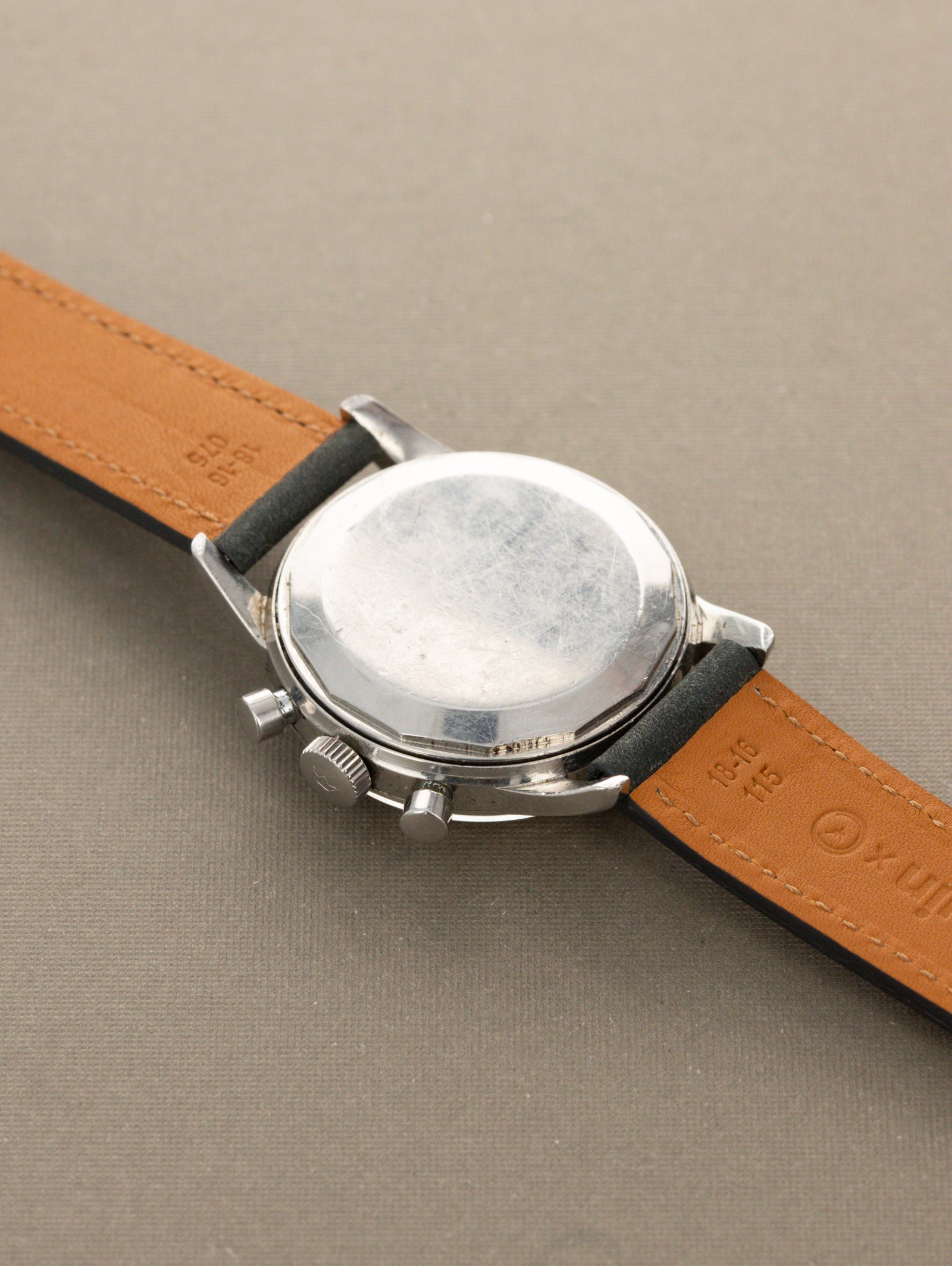 Bucherer Chronograph Ref. 805-2 - 'Tropical' Silver Dial w/ Lemaina Cal. 2520 Unpolished