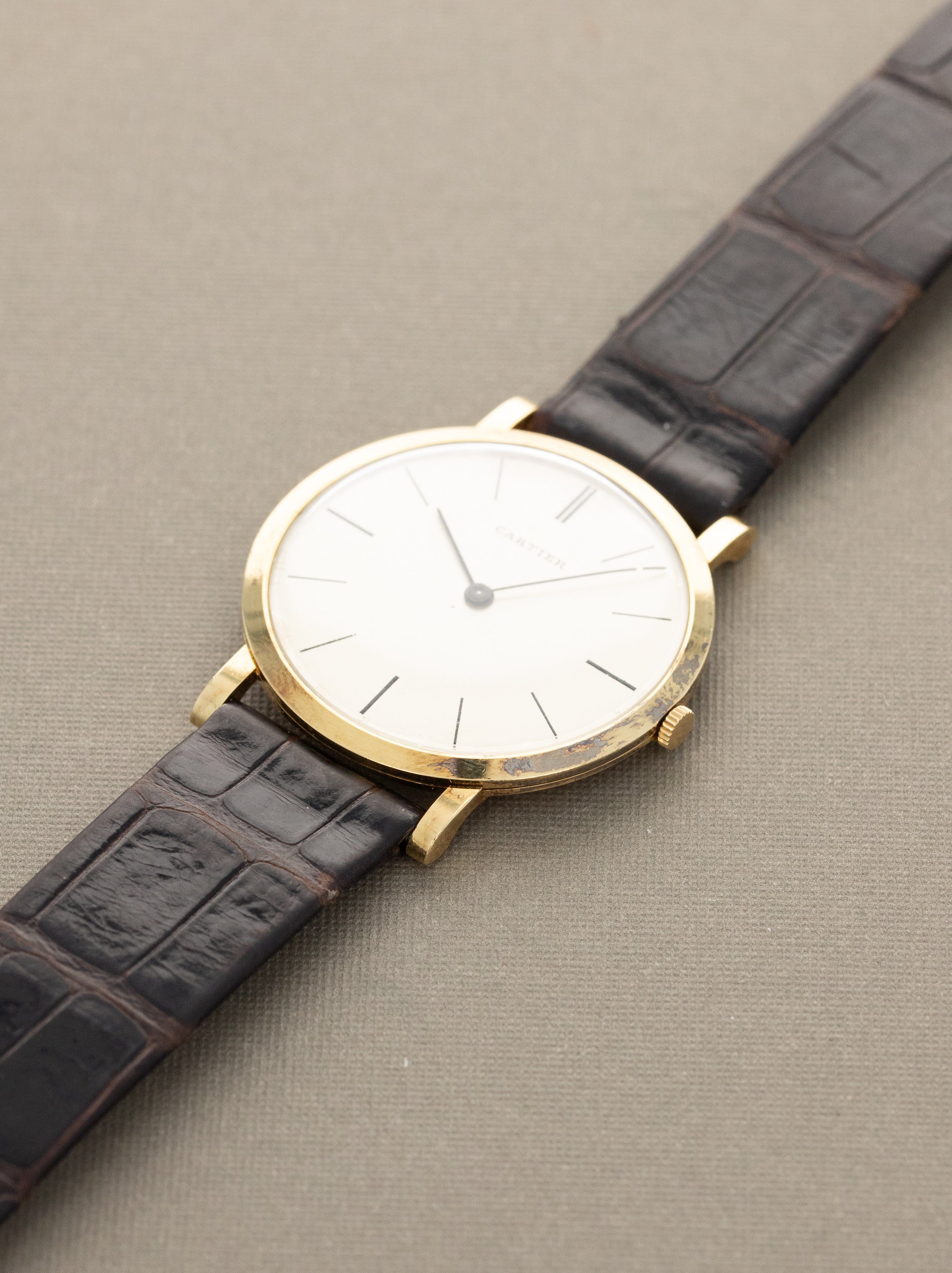 Cartier Ultra-Slim Dress Watch by Movado - 'Fab Suisse' Dial French Import
