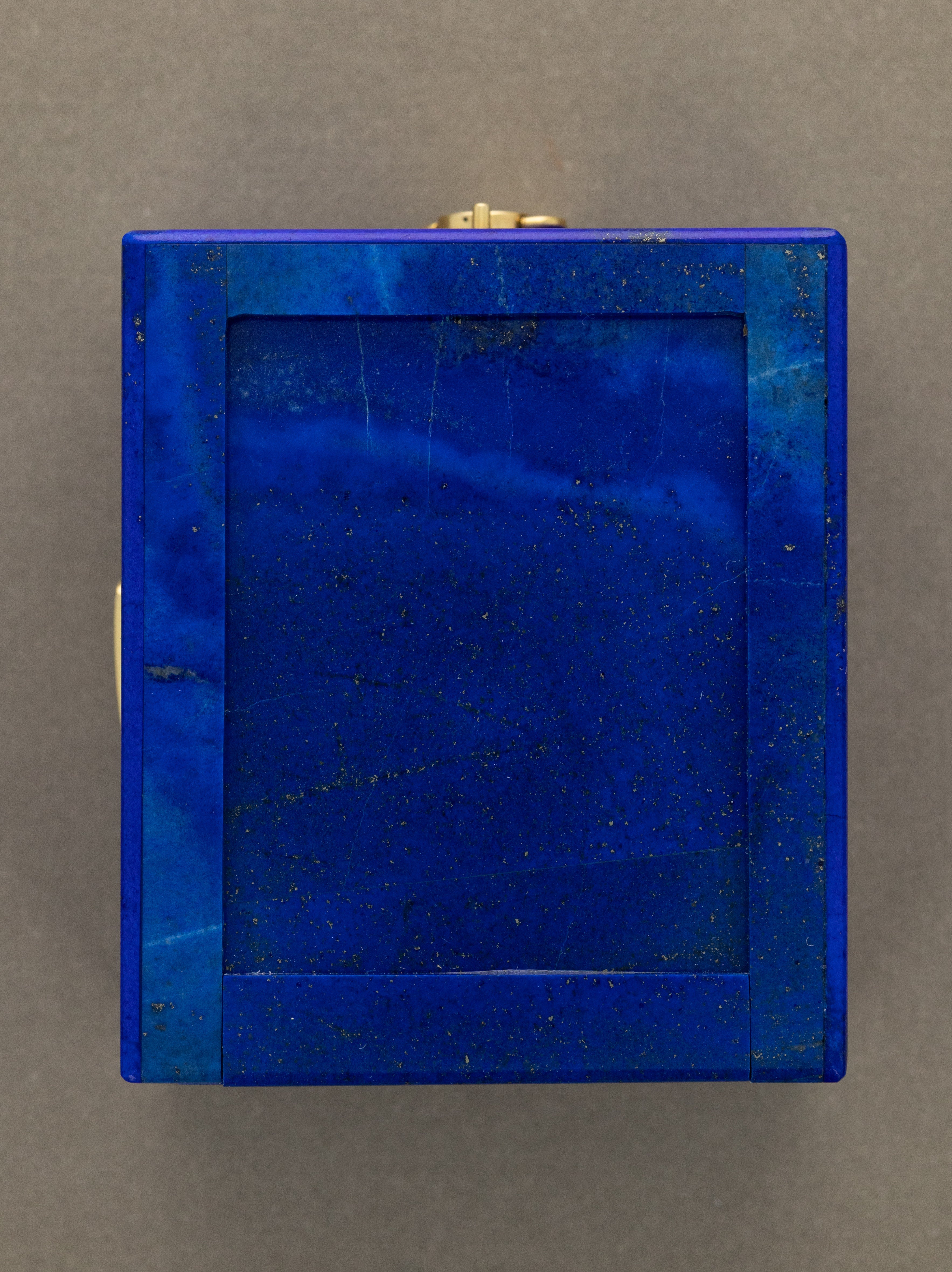 Cartier Lapis Lazuli Minute Repeater Clock - Silver dial w/ EWC Movement