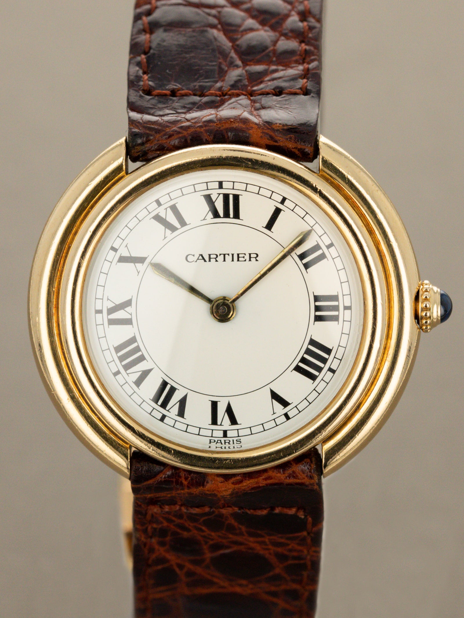 Cartier Vendome Ref. 78090 - White 'Paris' Dial Unpolished