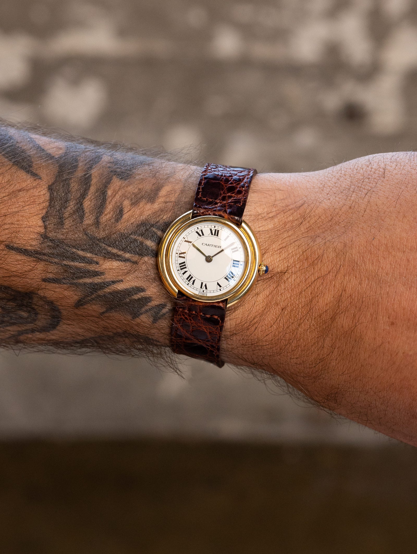 Cartier Vendome Ref. 78090 - White 'Paris' Dial Unpolished
