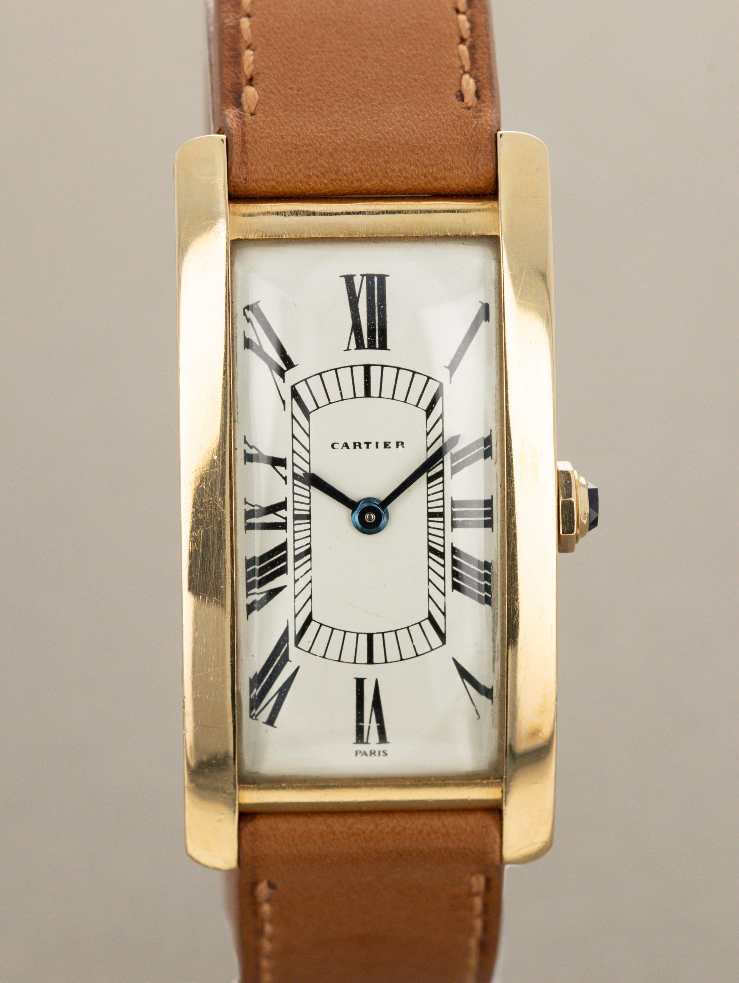 Cartier Tank Cintrèe Large - Paris Dial Circa 1971