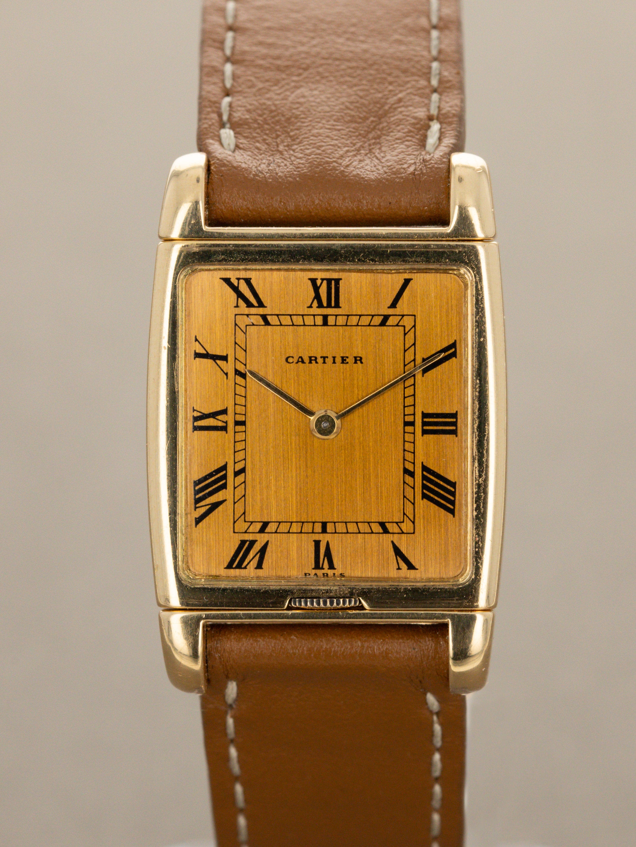 Cartier Tank Reverso 'Dual Time' - White & Gold 'Paris' Dials Full Set