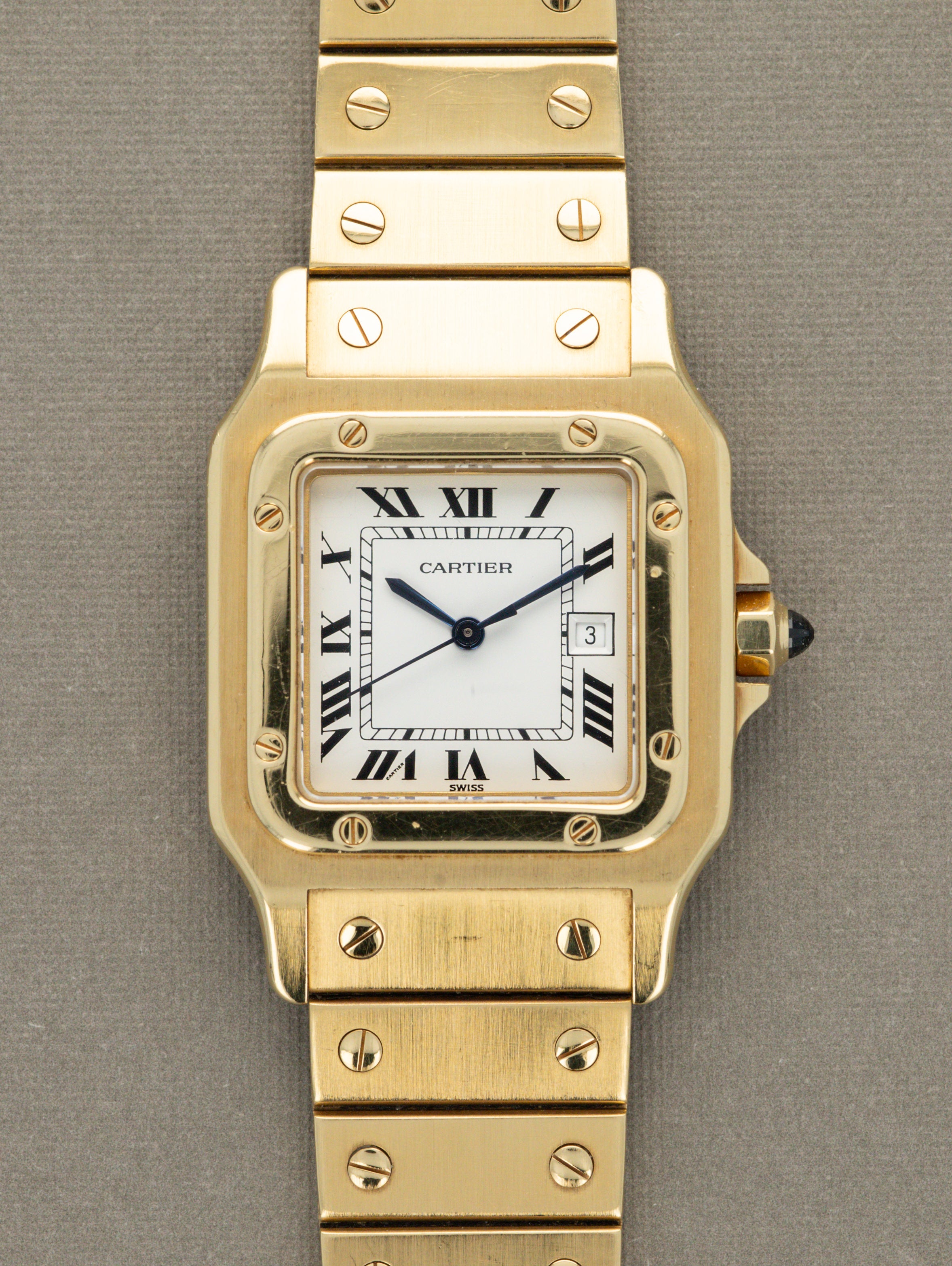 Cartier Santos Carrée Ref. 2960 - 'Massif' W/ Card & Booklet