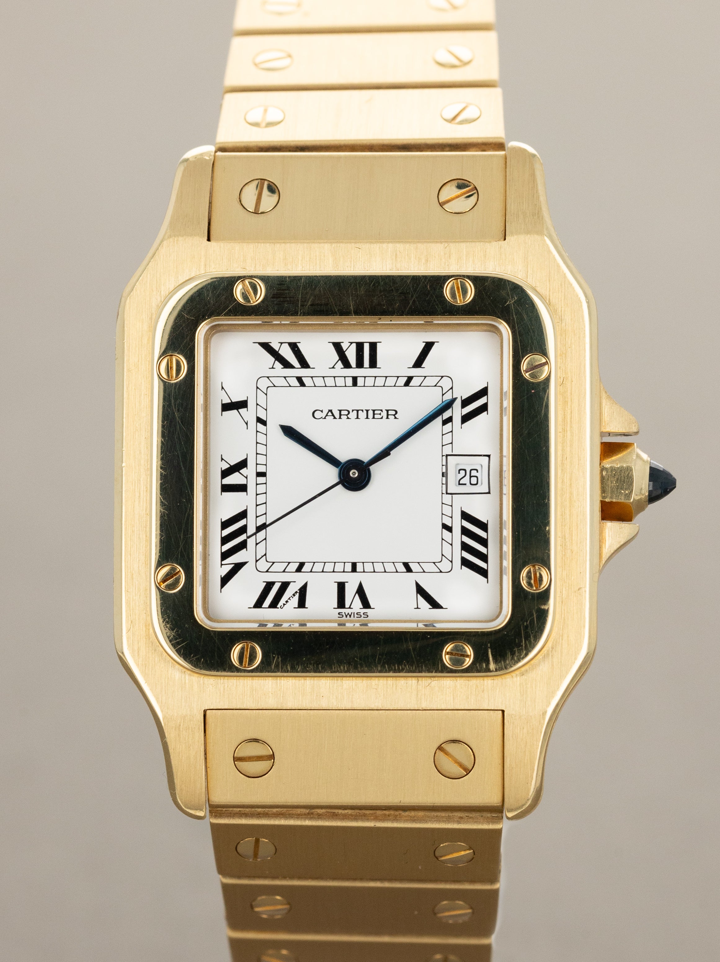 Cartier Santos Carrée Ref. 2960 - 'Massif' Unpolished