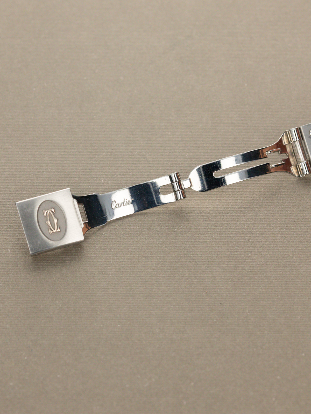 Cartier Santos Carrée Ref. 2960 - Burgundy Dial W/ Card & Booklet