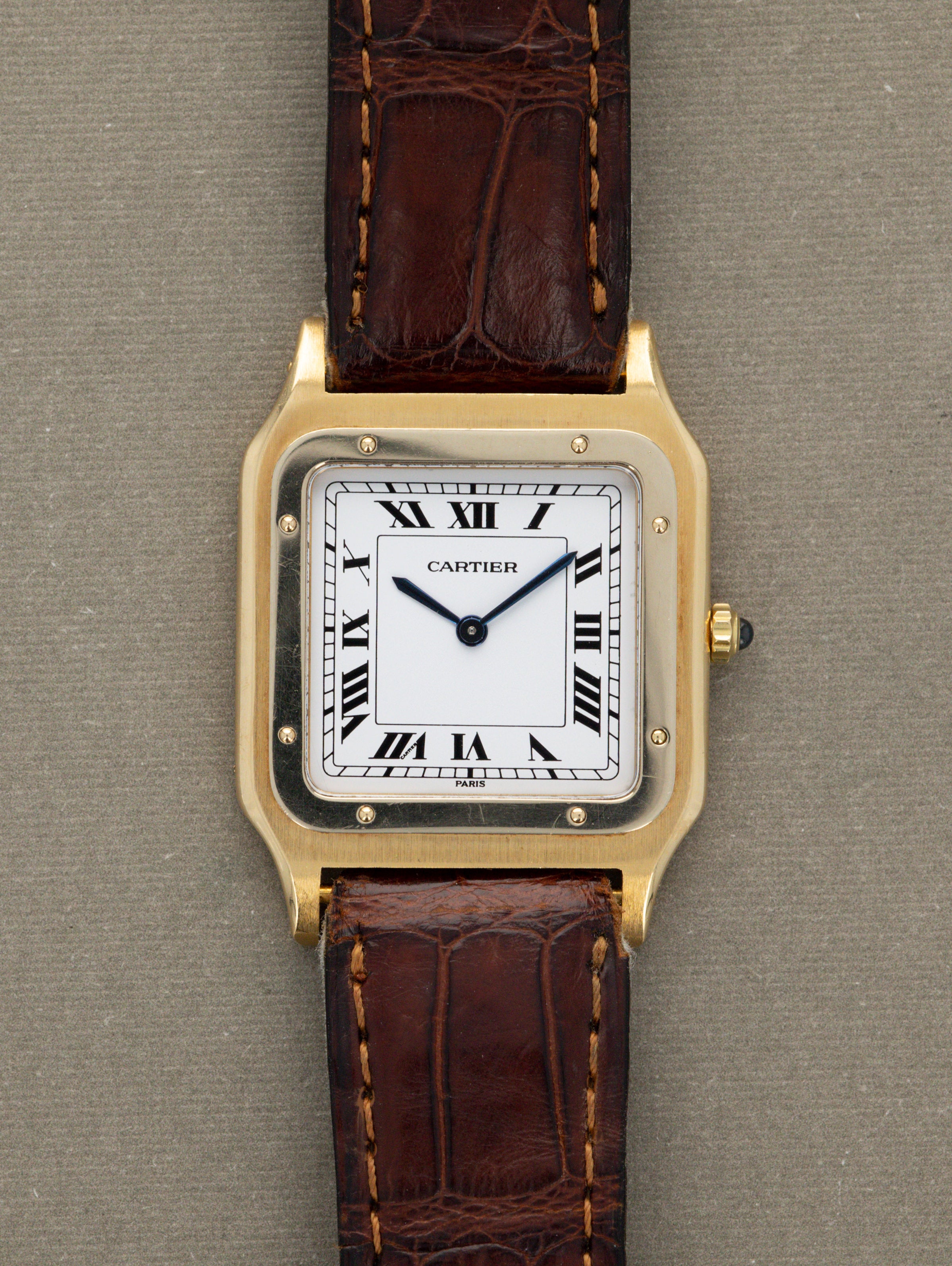 Cartier Santos Dumont Extra Plate Ref. 96061 Deux Ors