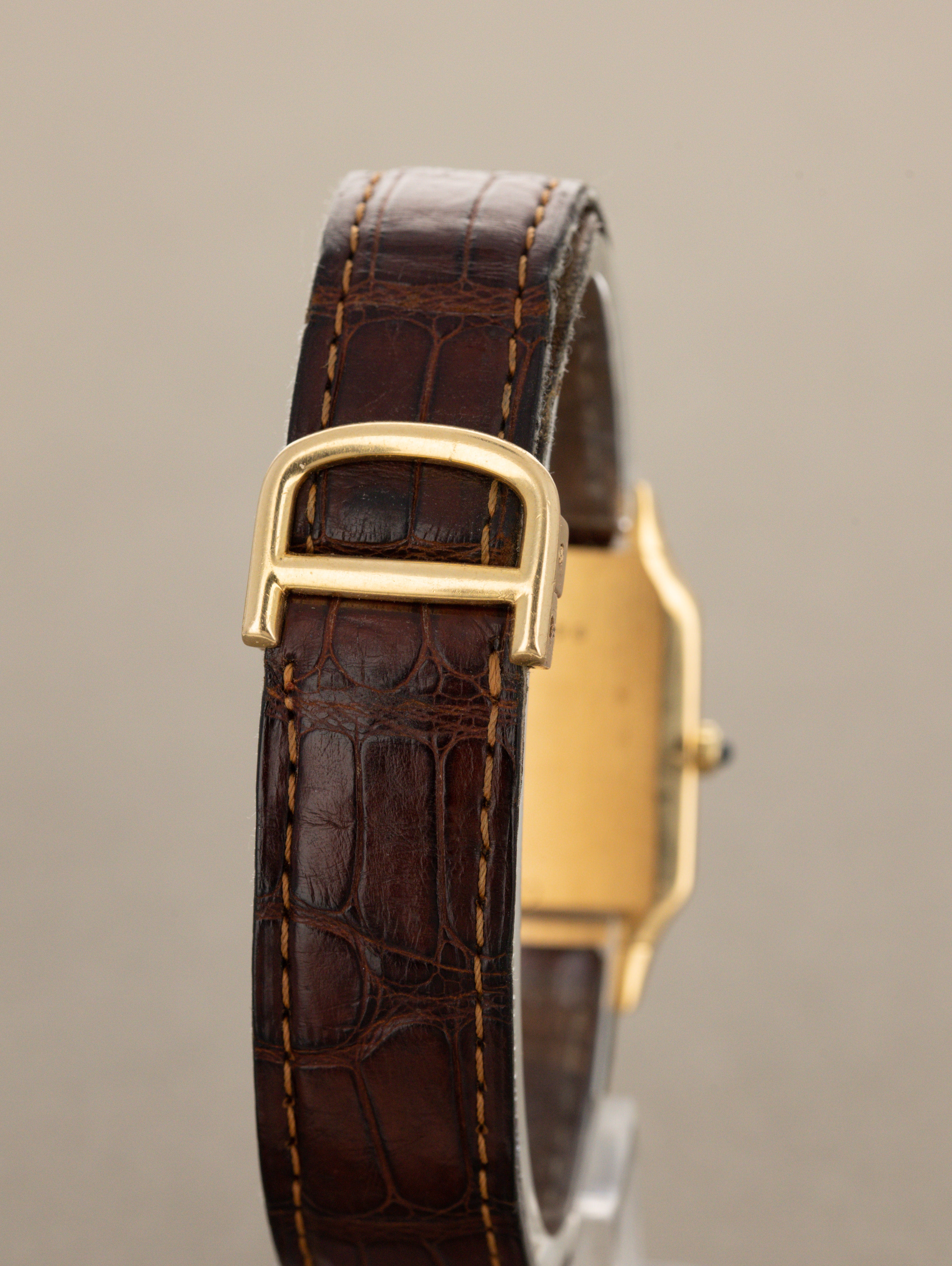 Cartier Santos Dumont Extra-Plate Ref. 96061 - 'Deux Ors'