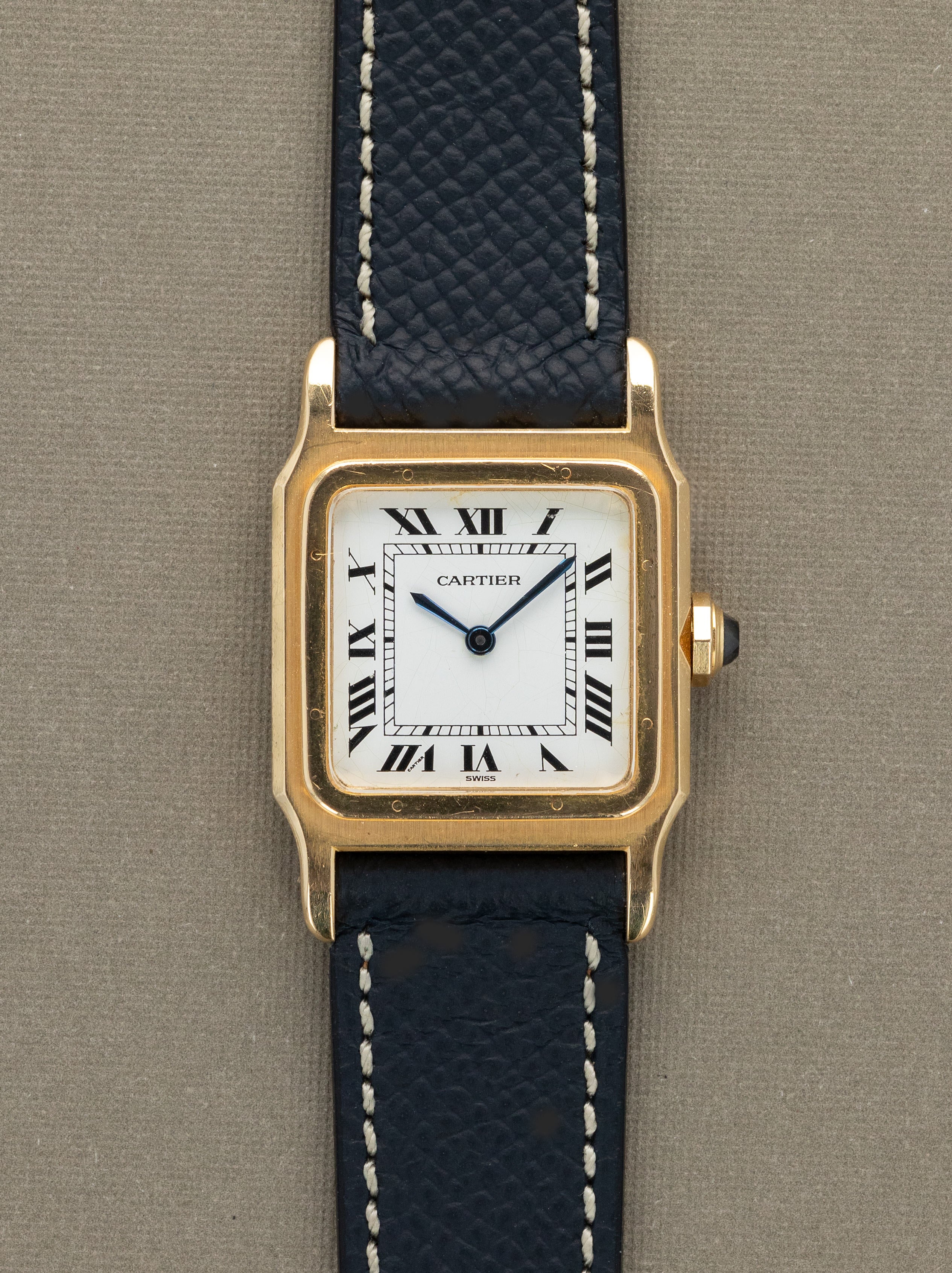 Cartier Santos Dumont Ref. 78097 - White 'Swiss' Dial Unpolished