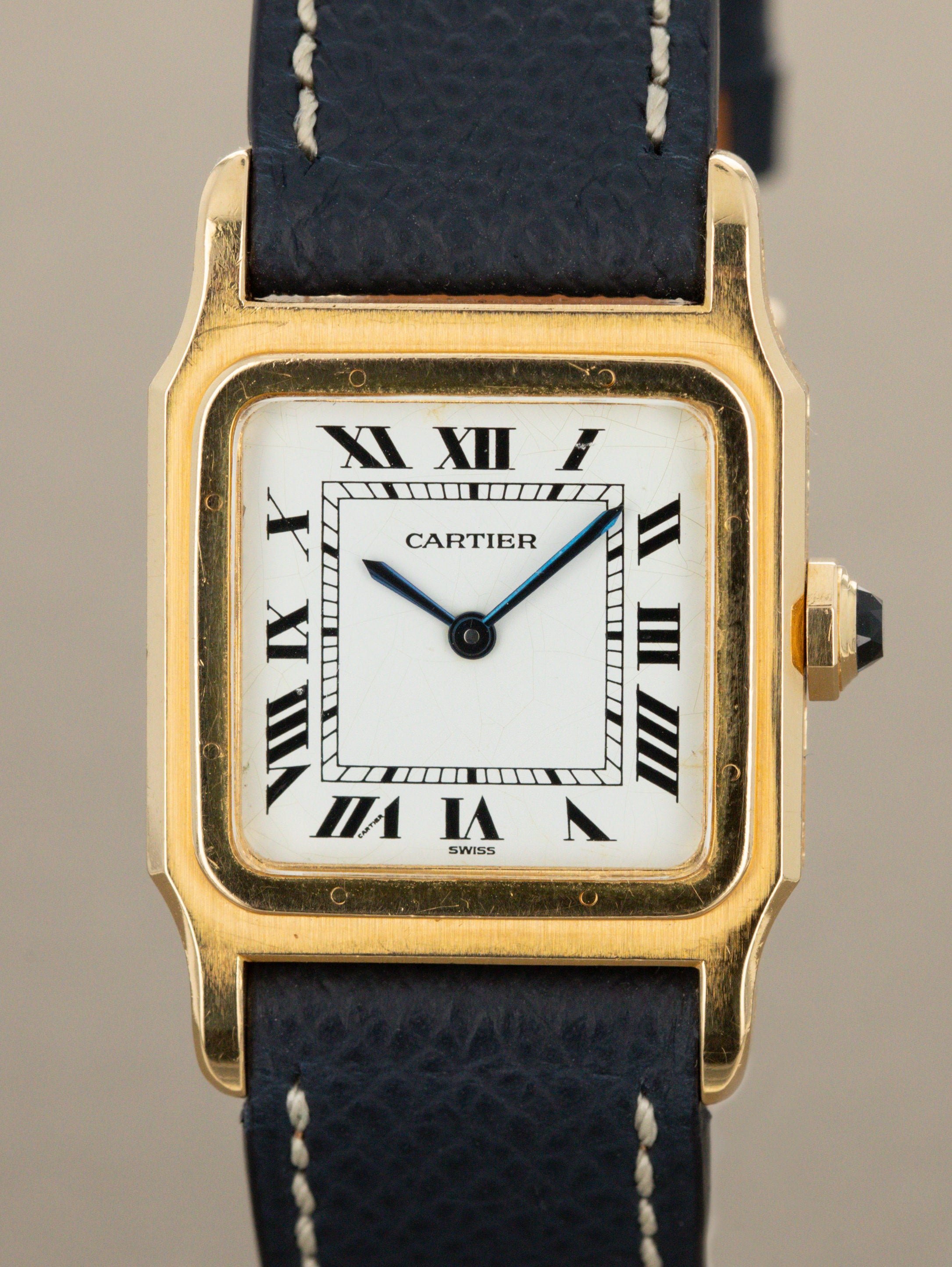 Cartier Santos Dumont Ref. 78097 - White 'Swiss' Dial Unpolished