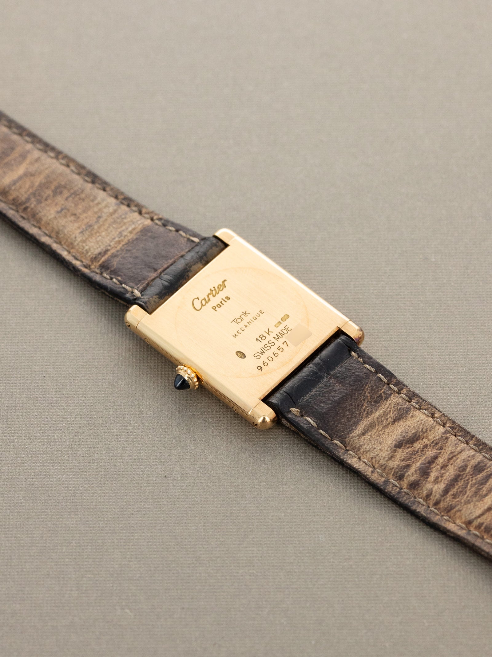 Cartier Tank Louis Ref. 96065 'Extra Plate' - Silver 'Guilloché Dial