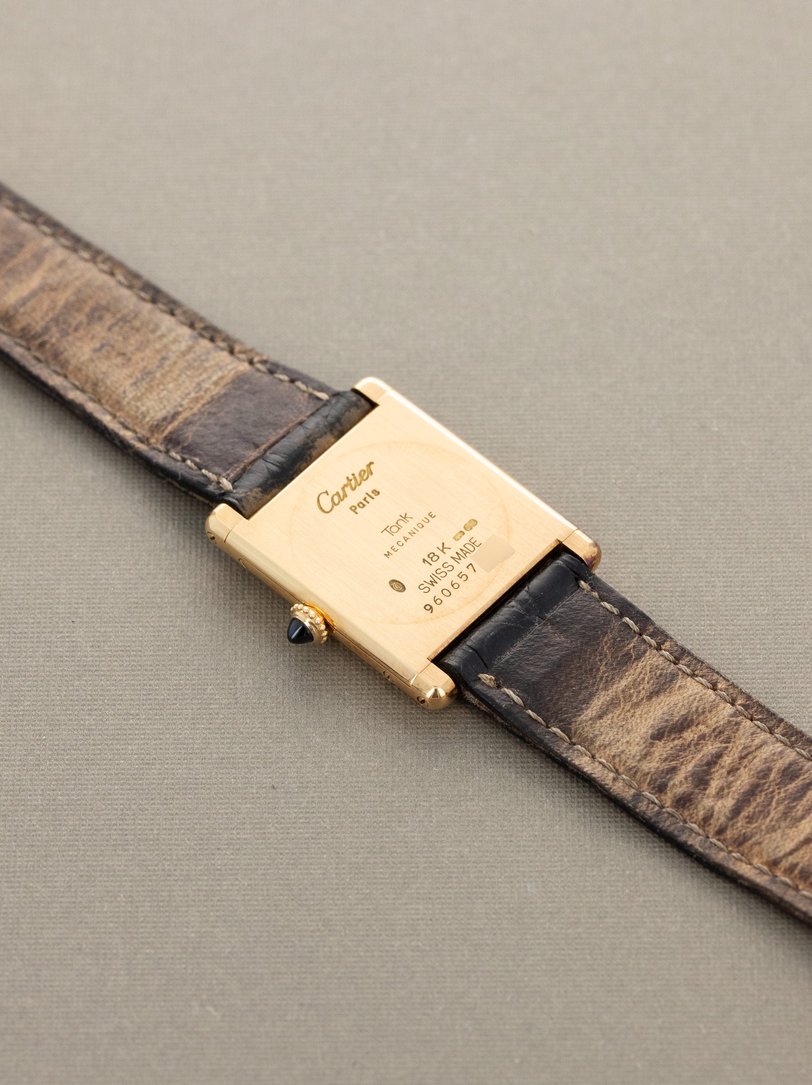 Cartier Tank Louis Ref. 96065 'Extra Plate' - Silver 'Guilloché Dial