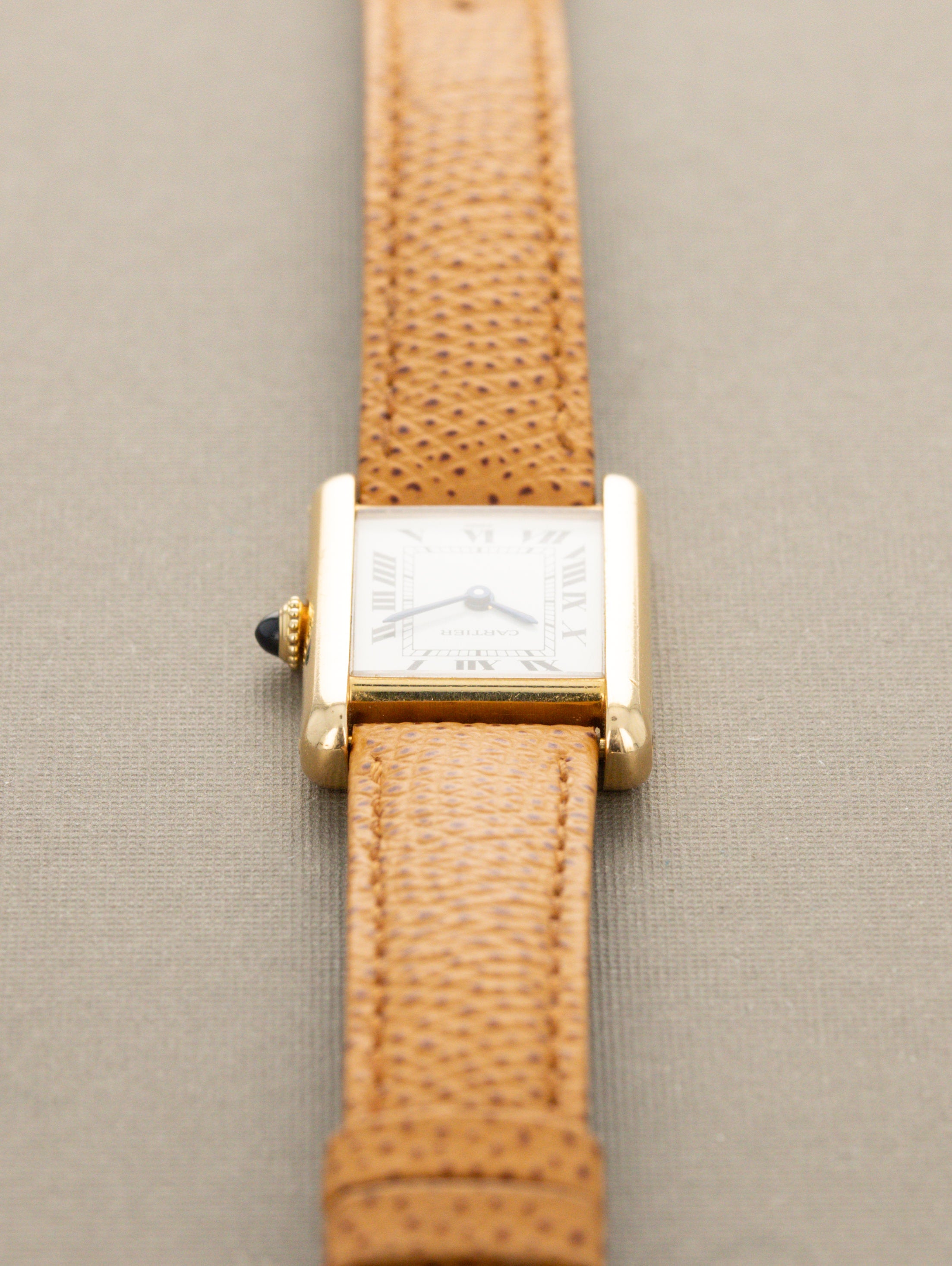 Cartier Tank Louis Ref. 78087 'Ladies' - 'Paris' Dial Unpolished W/ Box & Papers