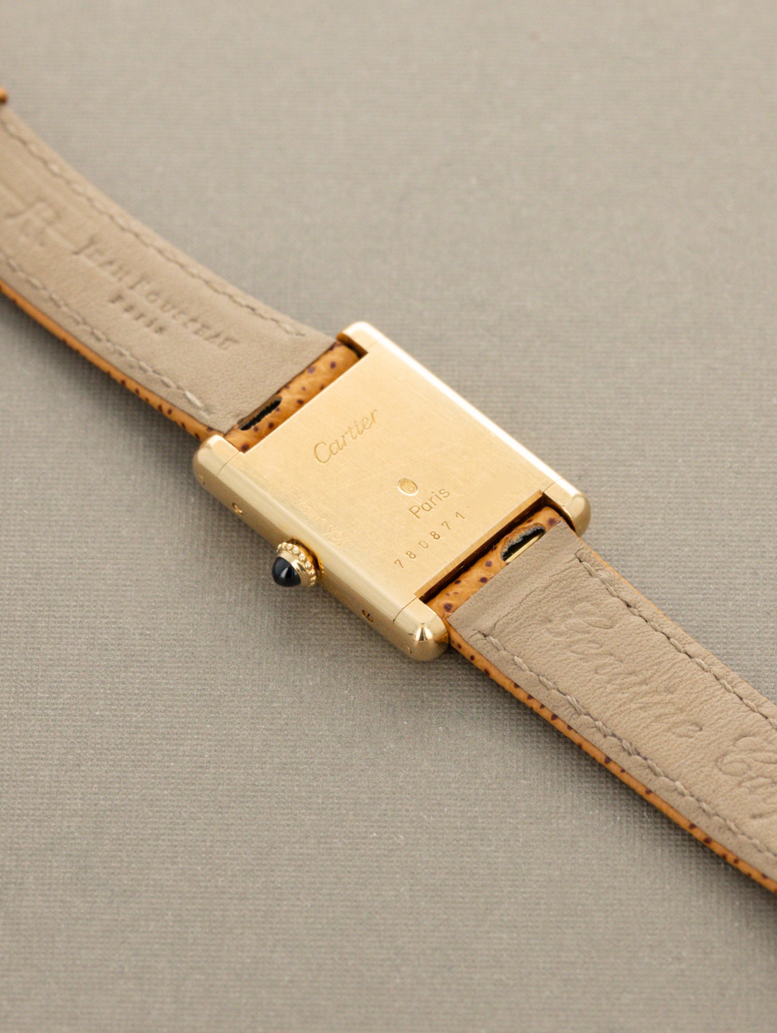 Cartier Tank Louis Ref. 78087 'Ladies' - 'Swiss' Dial Unpolished W/ Box & Papers