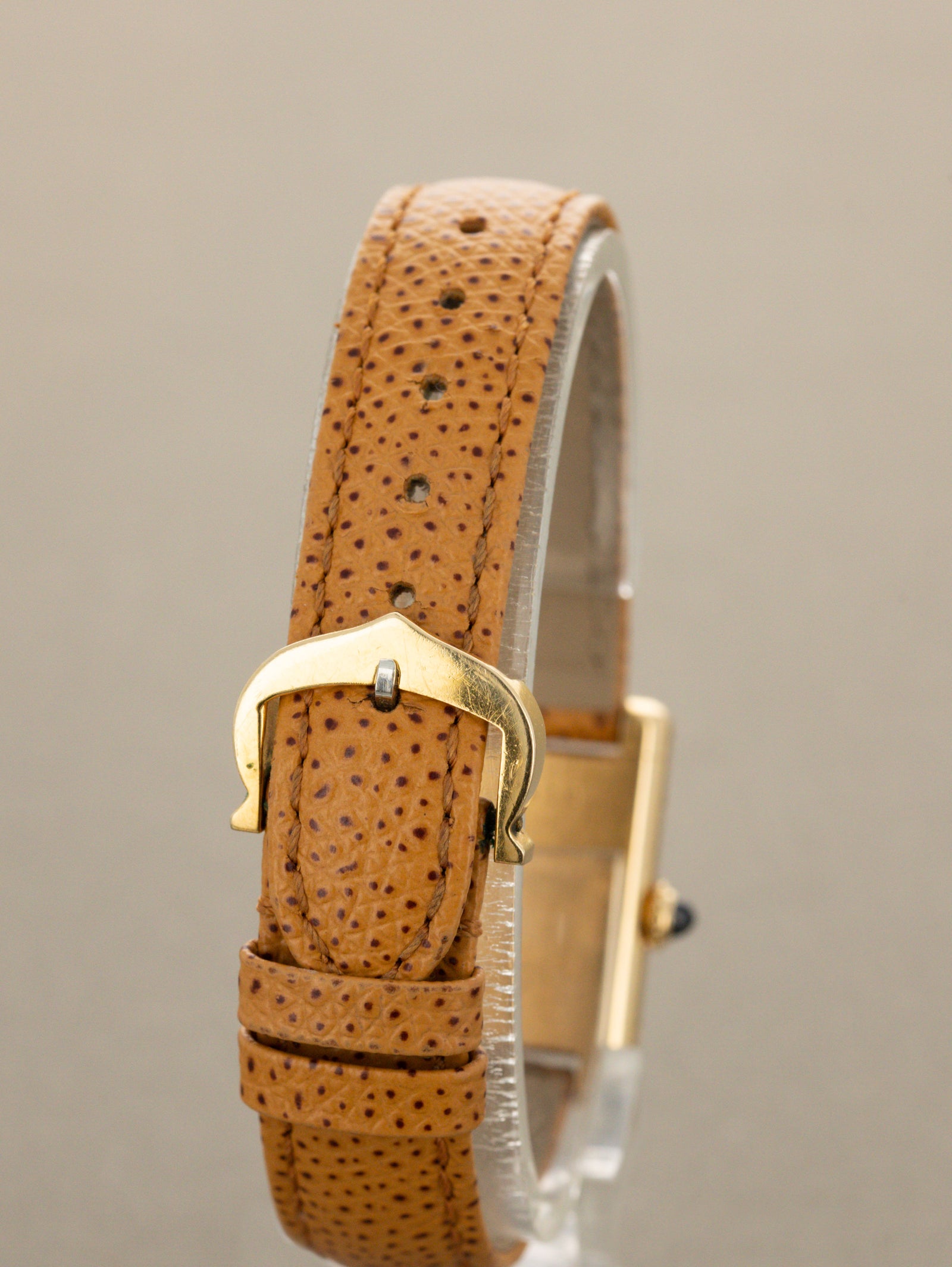 Cartier Tank Louis Ref. 78087 'Ladies' - 'Swiss' Dial Unpolished W/ Box & Papers