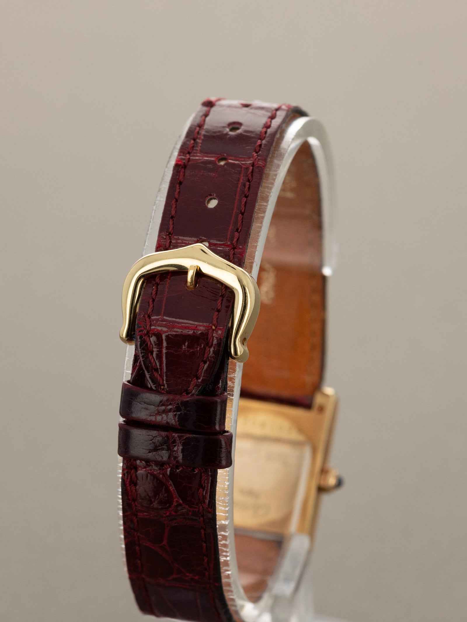Cartier Tank Normale Ref. 66014 'Ladies' - White 'Swiss' Dial Unpolished w/ Box & Papers