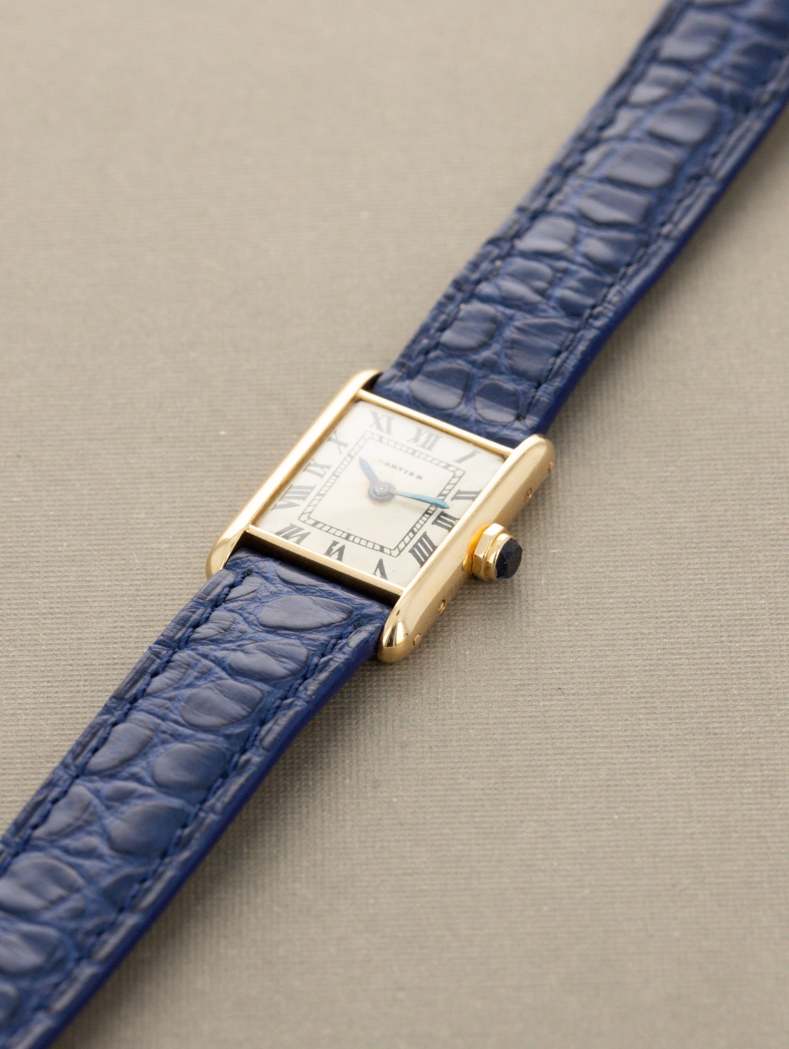 Cartier Tank Louis 'Ladies' - 'Paris' Dial 1960s W/ EWC Movement