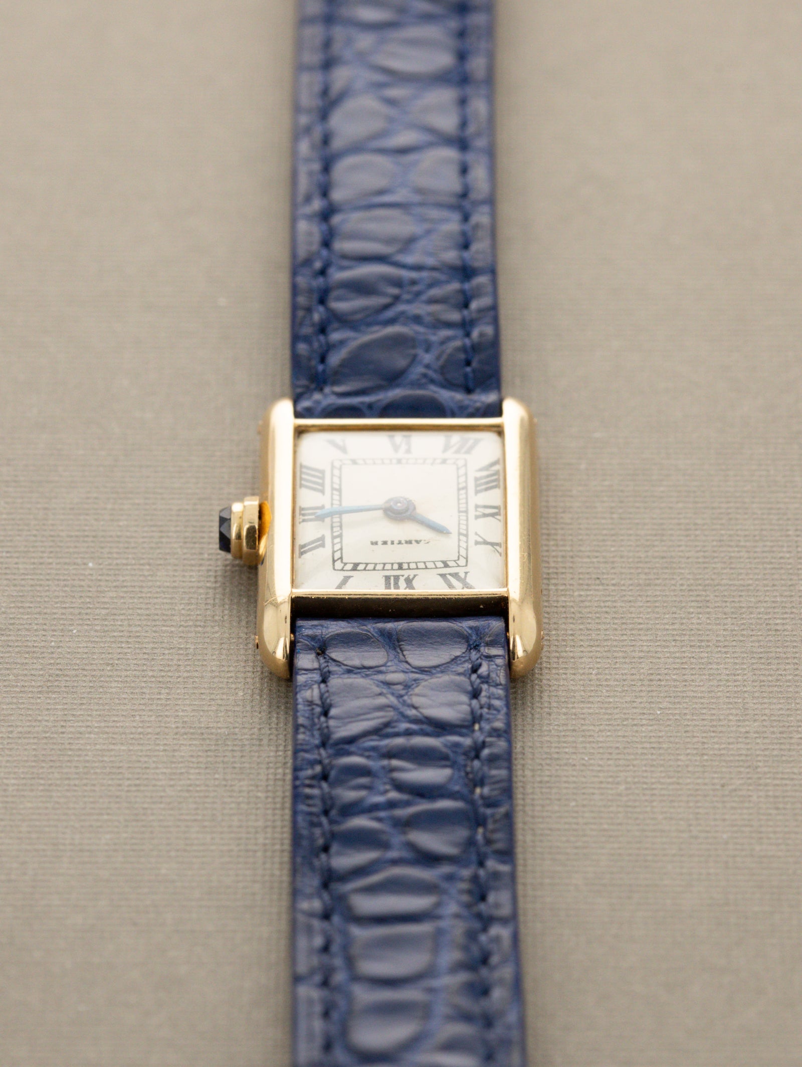 Cartier Tank Louis 'Ladies' - 'Paris' Dial 1960s W/ EWC Movement