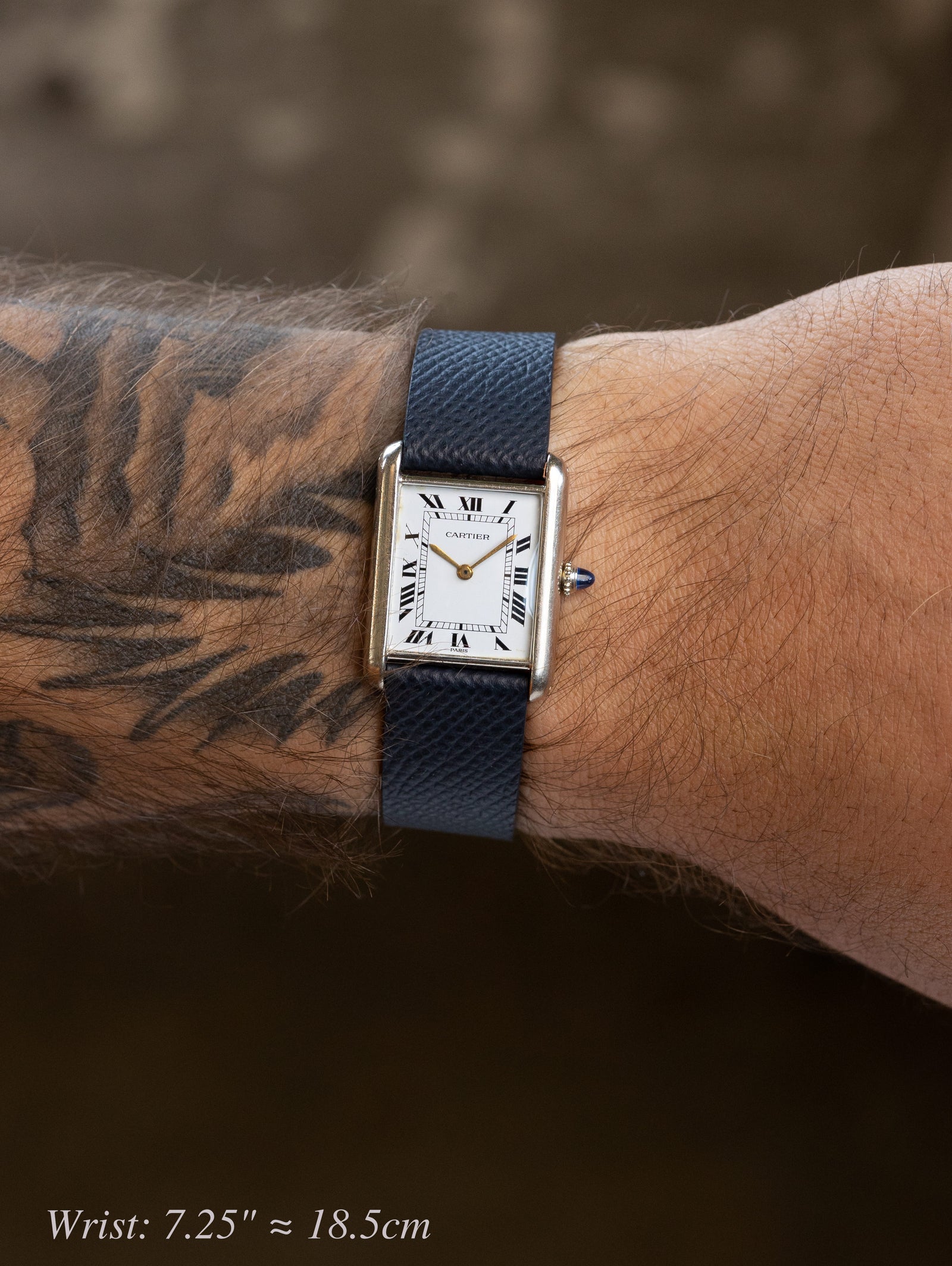 Cartier Tank Louis Ref. 78086 - White Gold 'Paris' Dial