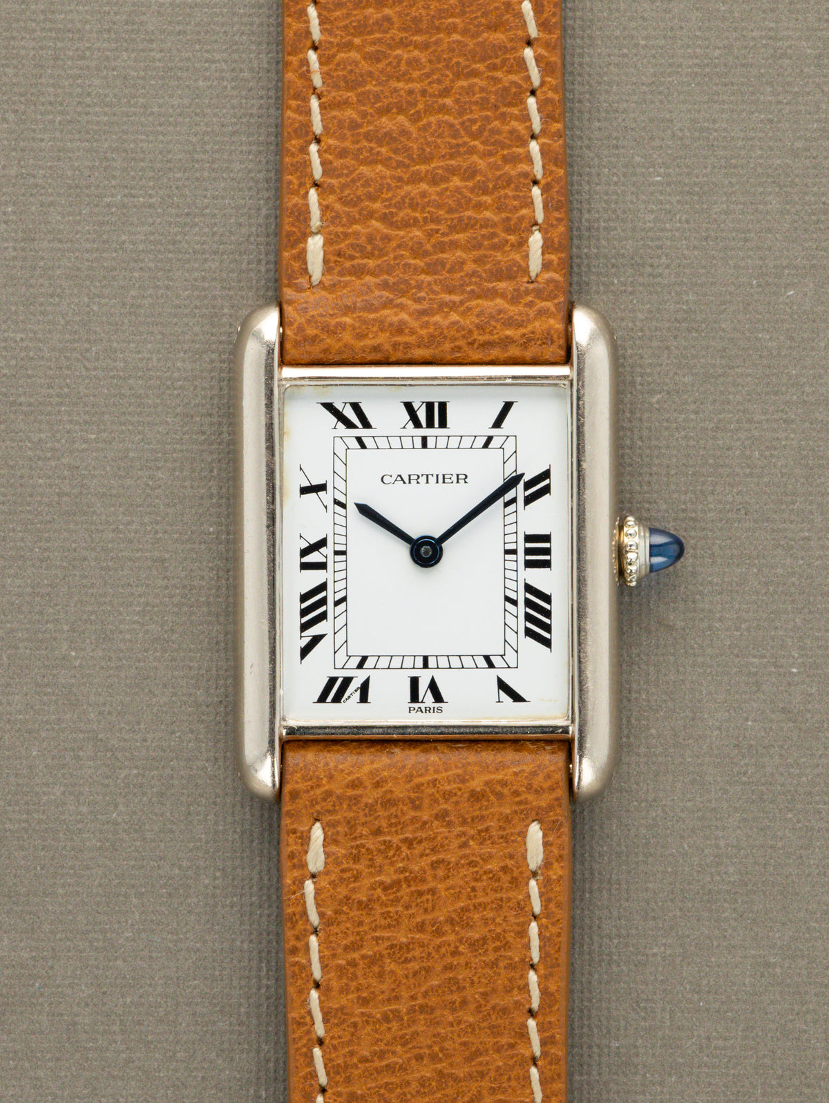 Cartier Tank Louis Ref. 78086 - White Gold 'Paris' Dial