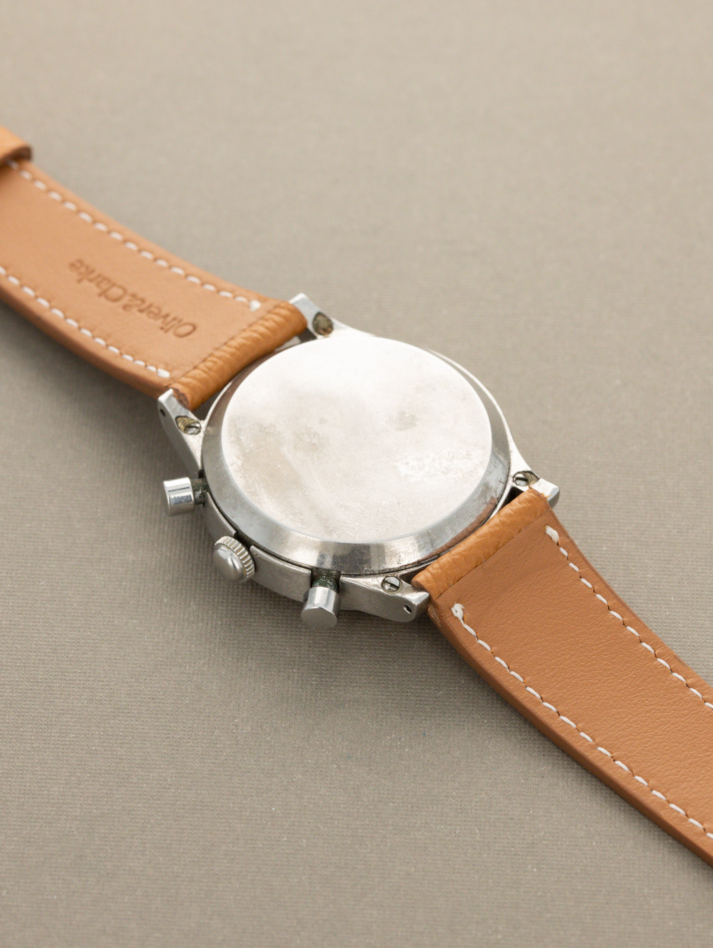 CYMA腕時計 CYMA 'Clamshell' Chronograph - Black Gilt 'Multi-Scale' Non-Luminous D