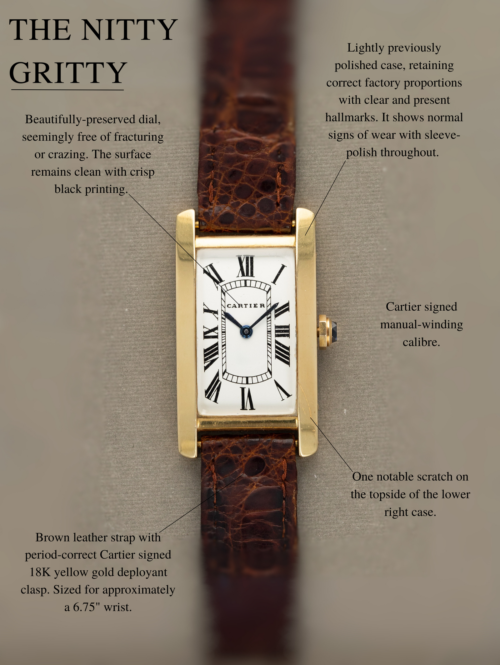 Cartier Tank Cintrée '8 Lignes' - 'Paris' Dial