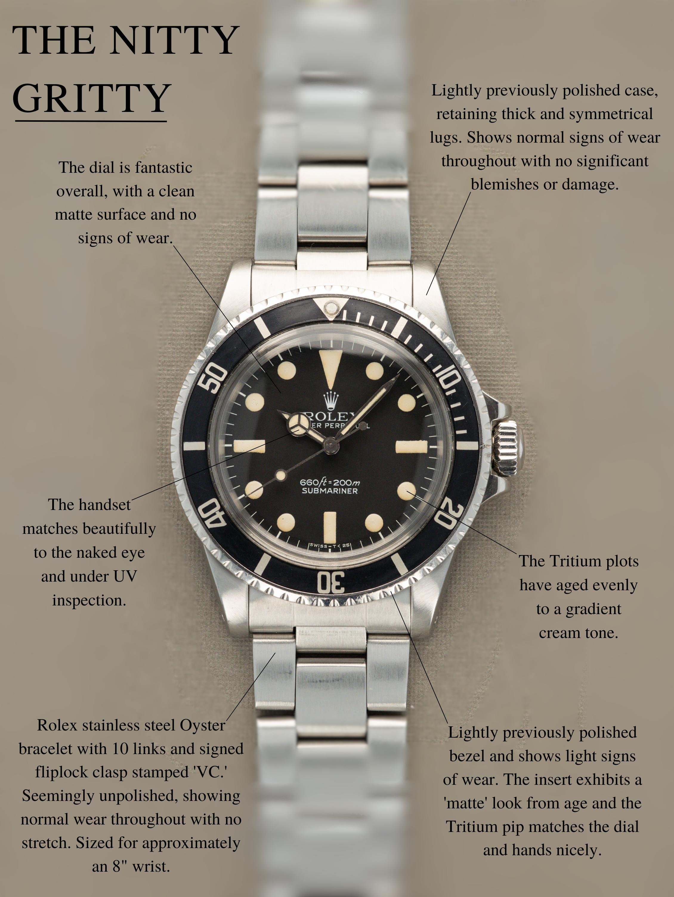 Rolex Submariner Ref. 5513 - 'MK1 Maxi' Dial