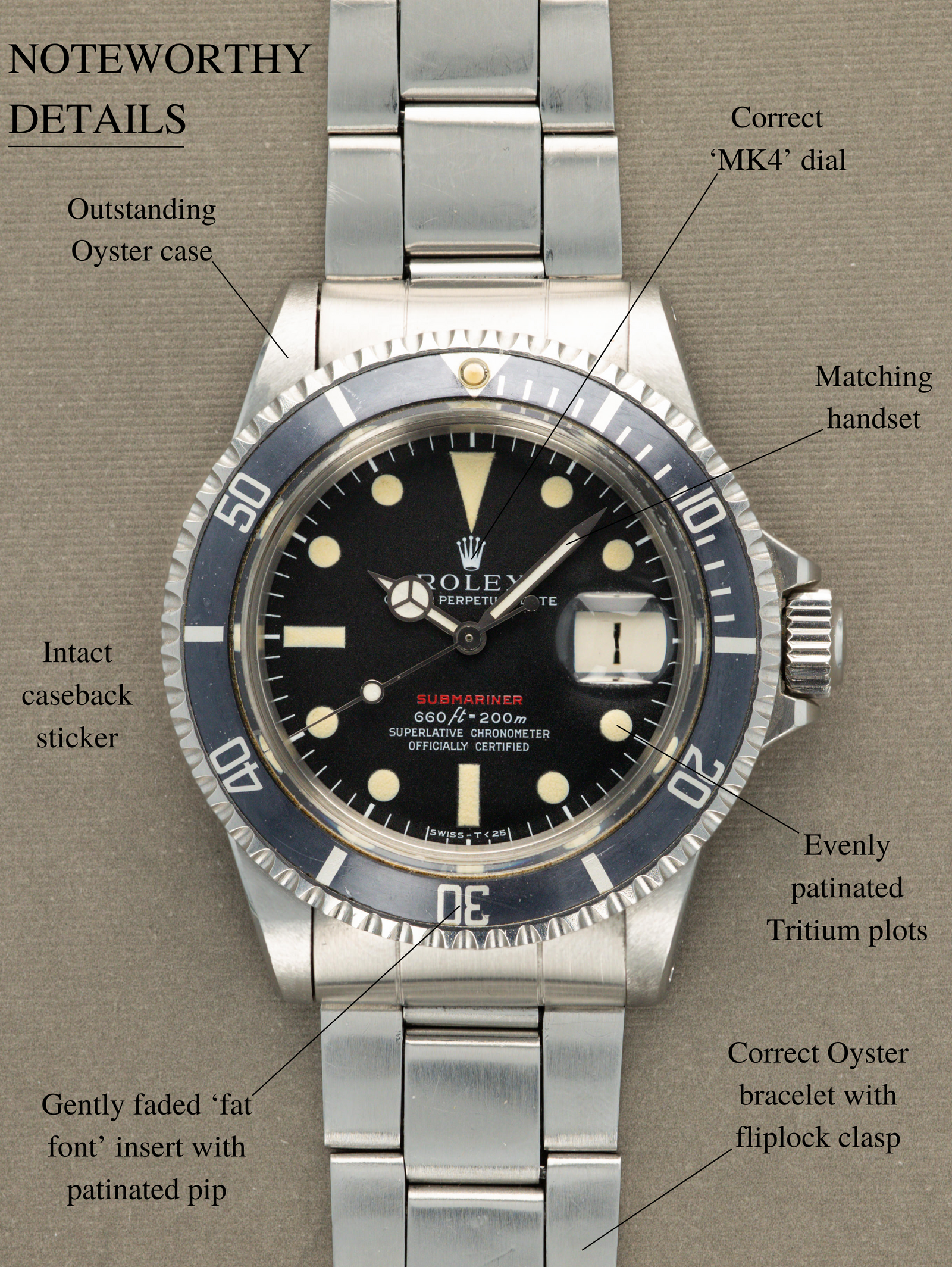 Rolex Submariner Date Ref. 1680 - 'Red Sub' w/ Caseback Sticker