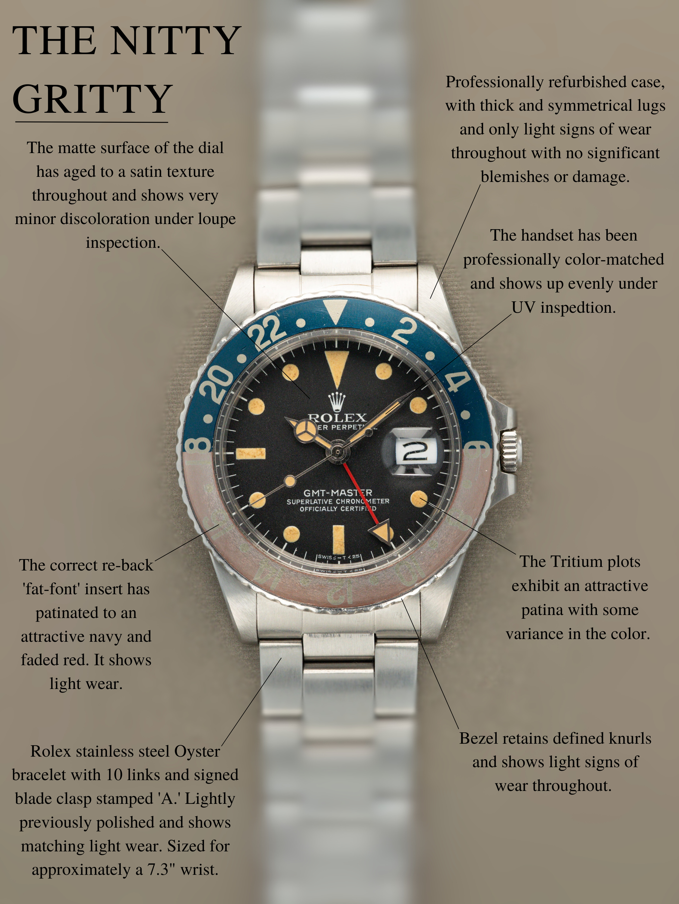 Rolex GMT-Master Ref. 1675 - 'MK4' Dial w/ Box & Papers