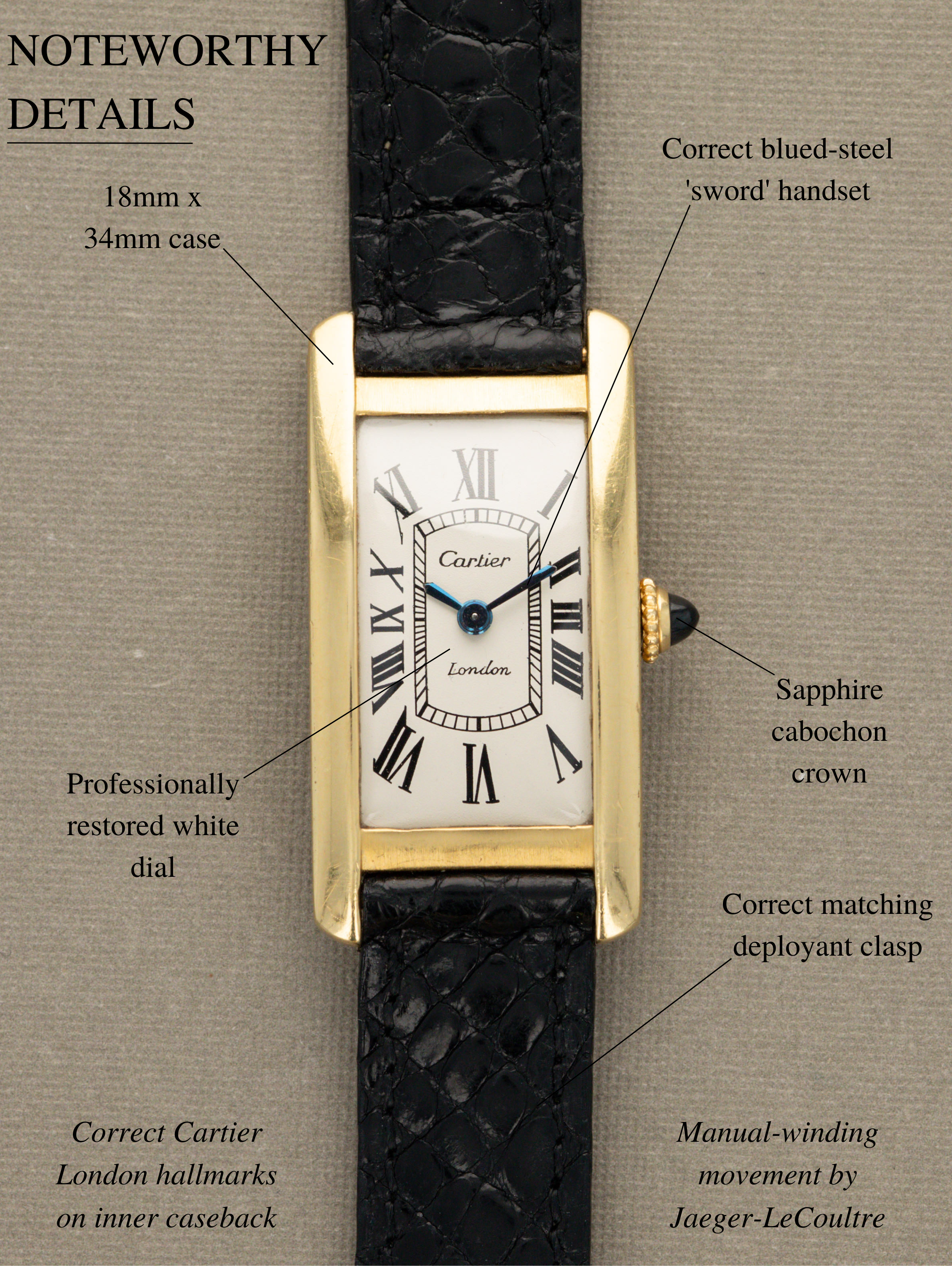 Cartier Tank Cintrée '7 Lignes' - London