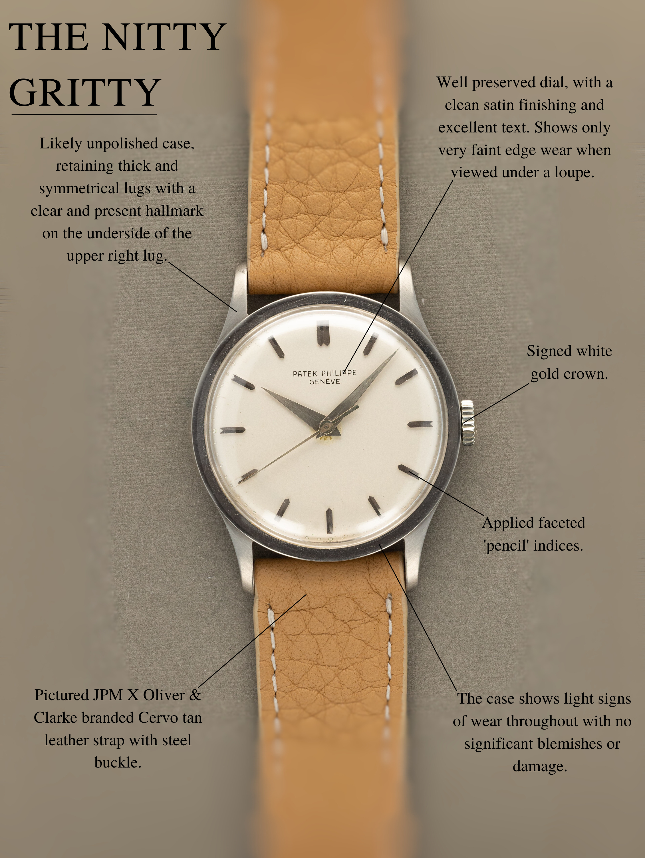 Patek Philippe Calatrava Ref. 570 - White Gold w/ Extract