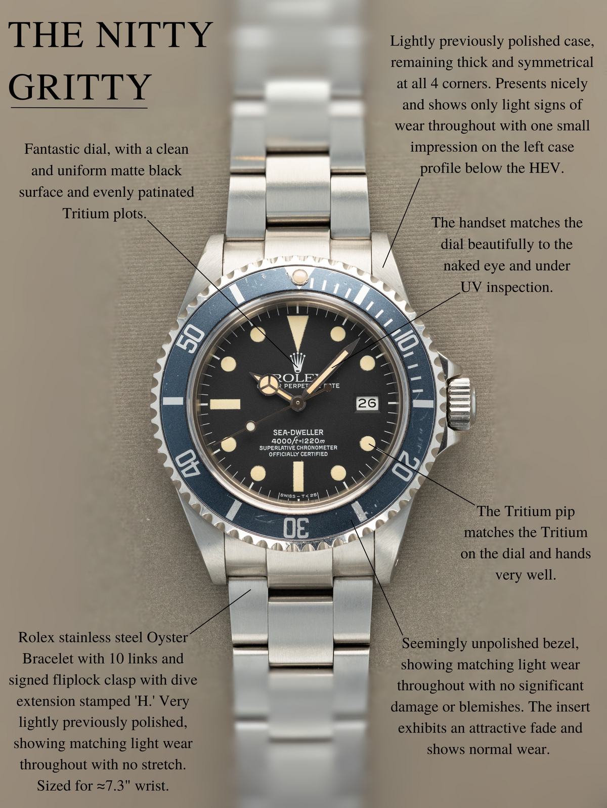 Rolex Sea-Dweller Ref. 16660 - 'Triple 6' Matte Black Transitional Box & Papers