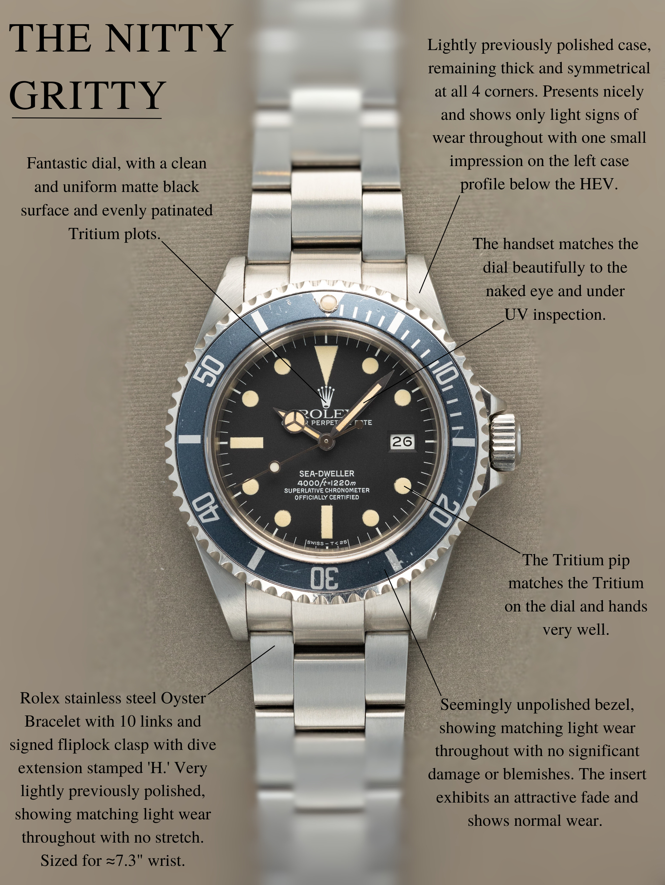 Rolex Sea-Dweller Ref. 16660 - 'Triple 6' Matte Black Transitional Box & Papers